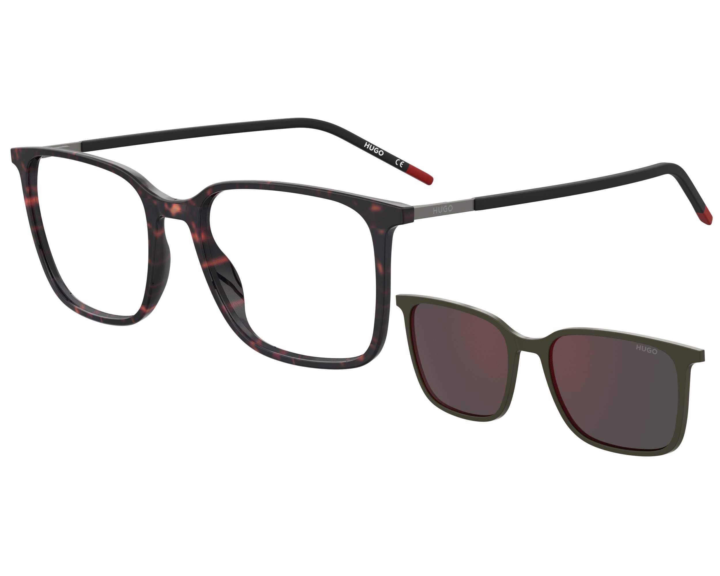Hugo Boss HG1270-CS 581-AO 53-17 Havane Noir 360 degree view 6