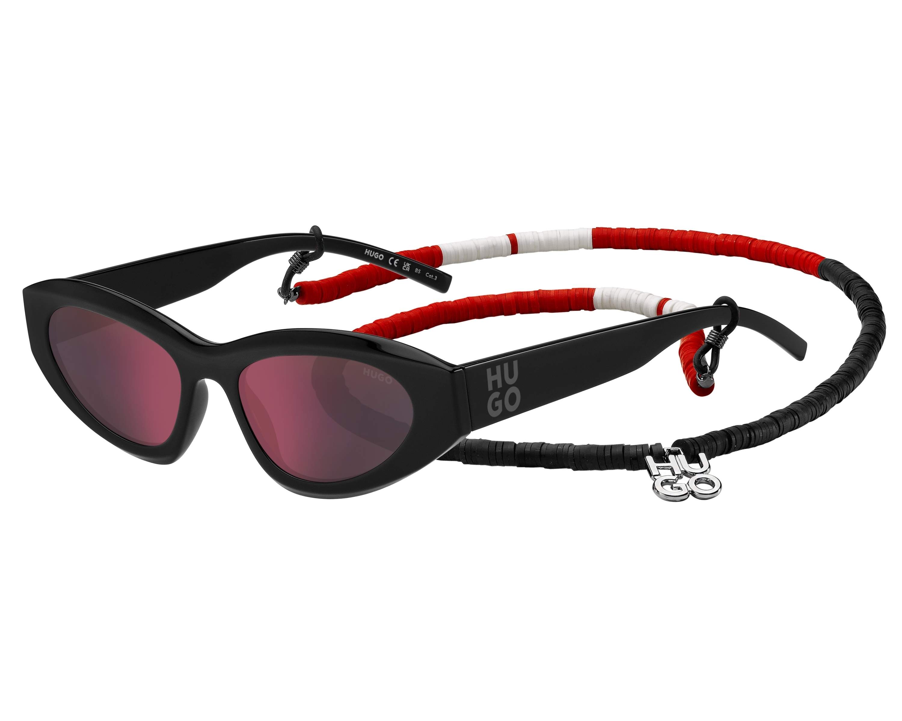 Hugo Boss HG-1282-S 807AO - Black  profile view