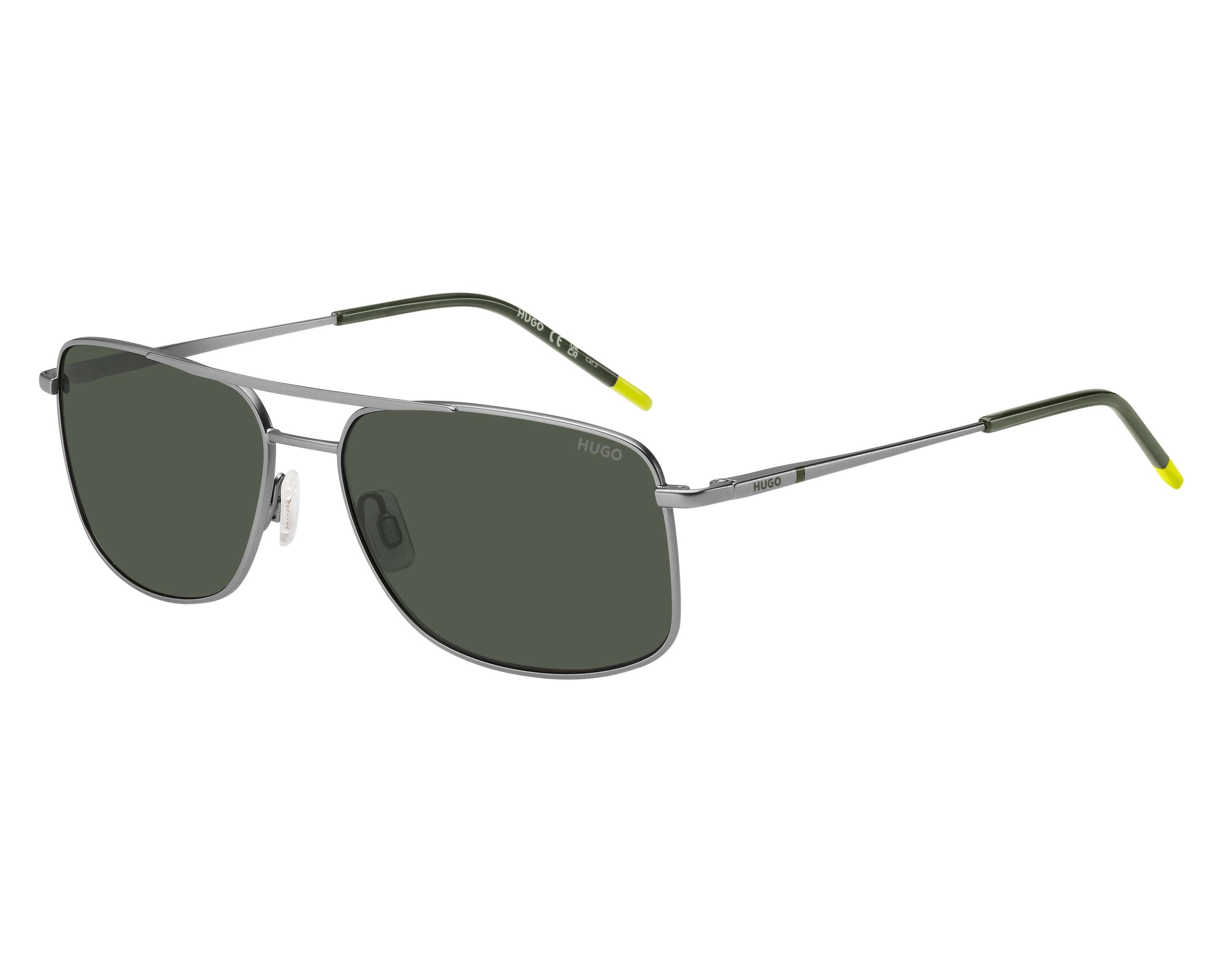 Hugo Boss HG-1287-S SMF/QT - Ruthenium Green profile view