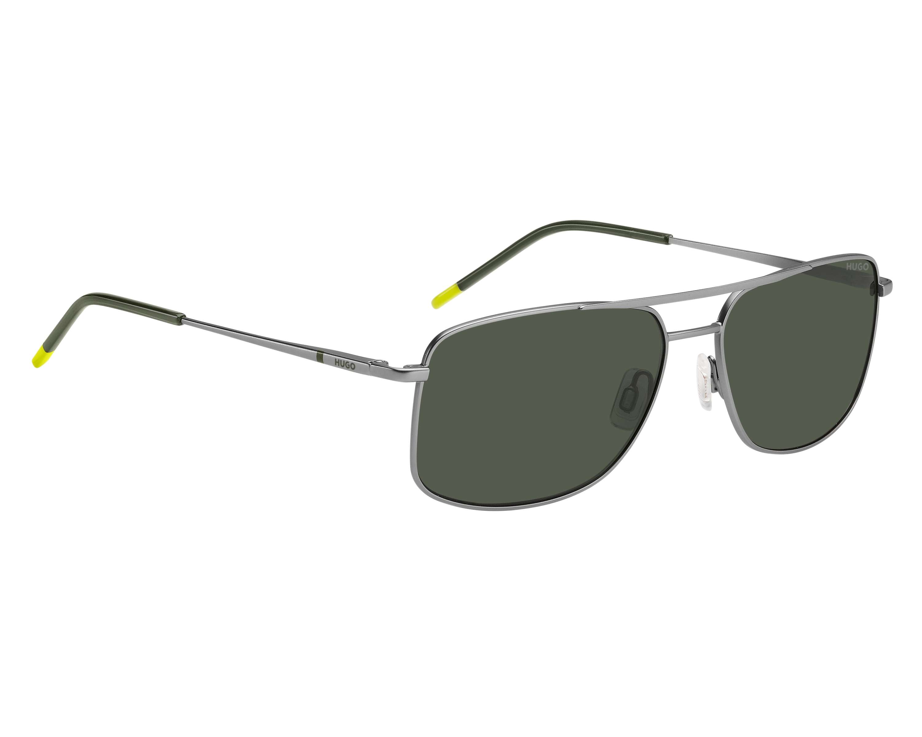 Hugo Boss HG-1287-S SMF/QT - Ruthenium Green front view