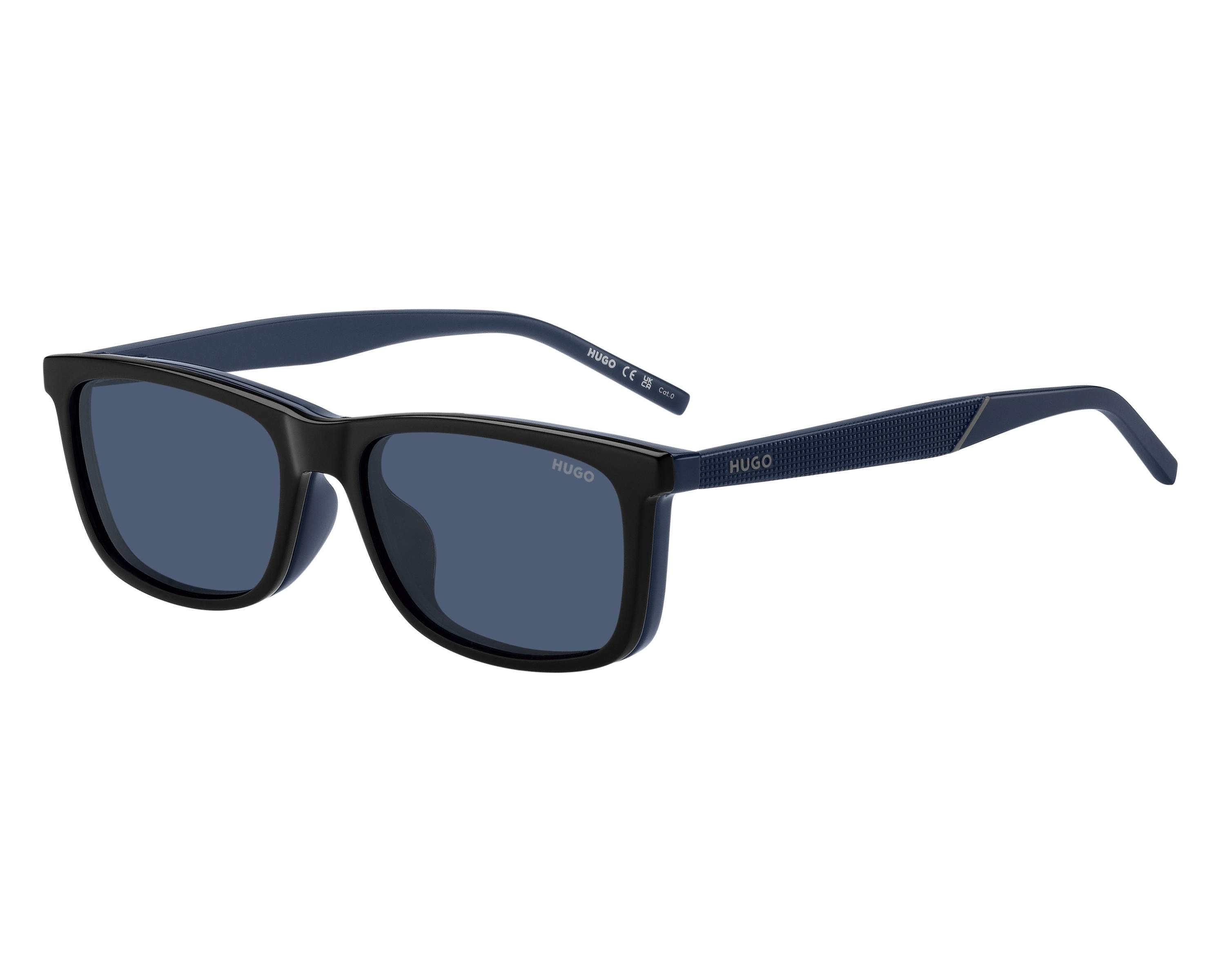 Hugo Boss HG-1329-G-CS2 9N7/99 55-17 Blue Black 360 degree view 4