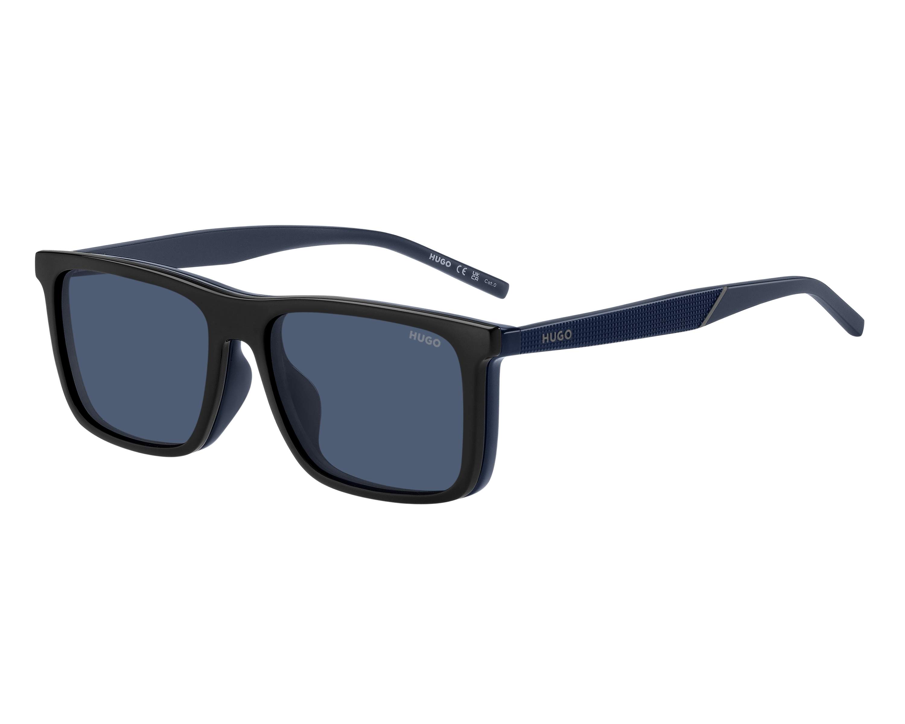Hugo Boss HG-1331-G-CS2 9N7/99 56-16 Blue Black 360 degree view 6