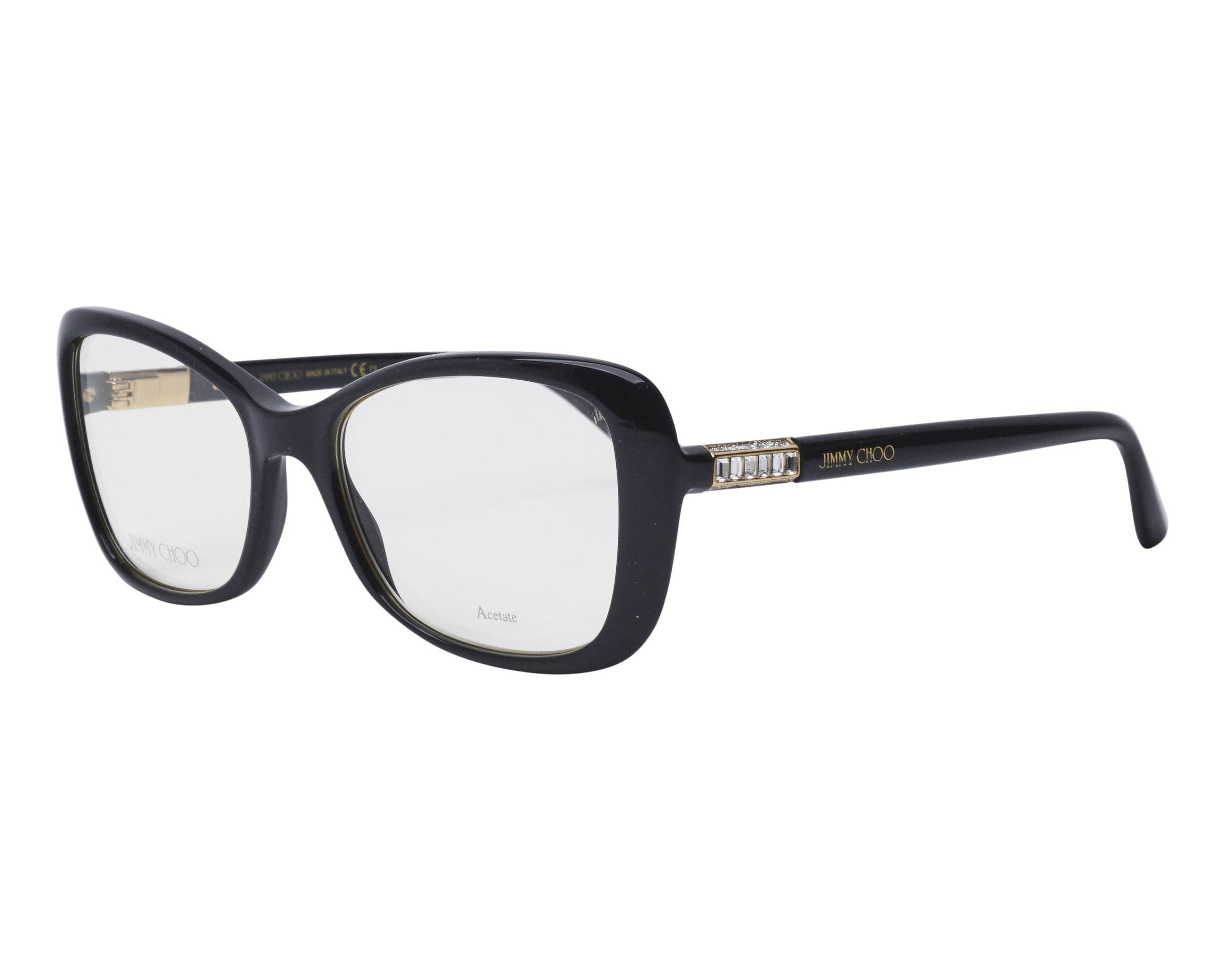 Jimmy Choo JC-284 807 53-17 Noir  profile view