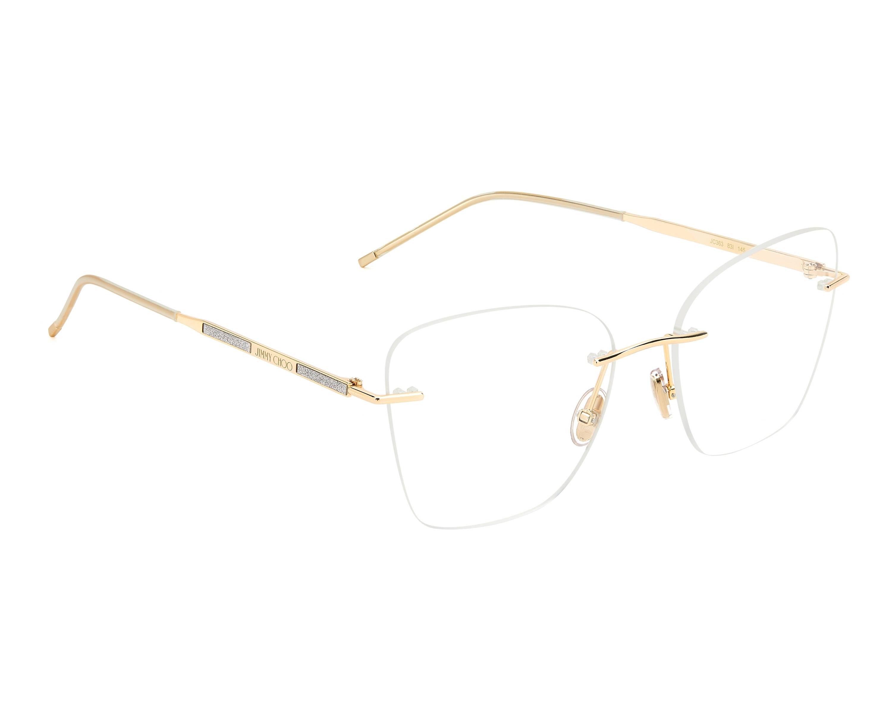 Jimmy Choo JC363 83I - gold silber front view