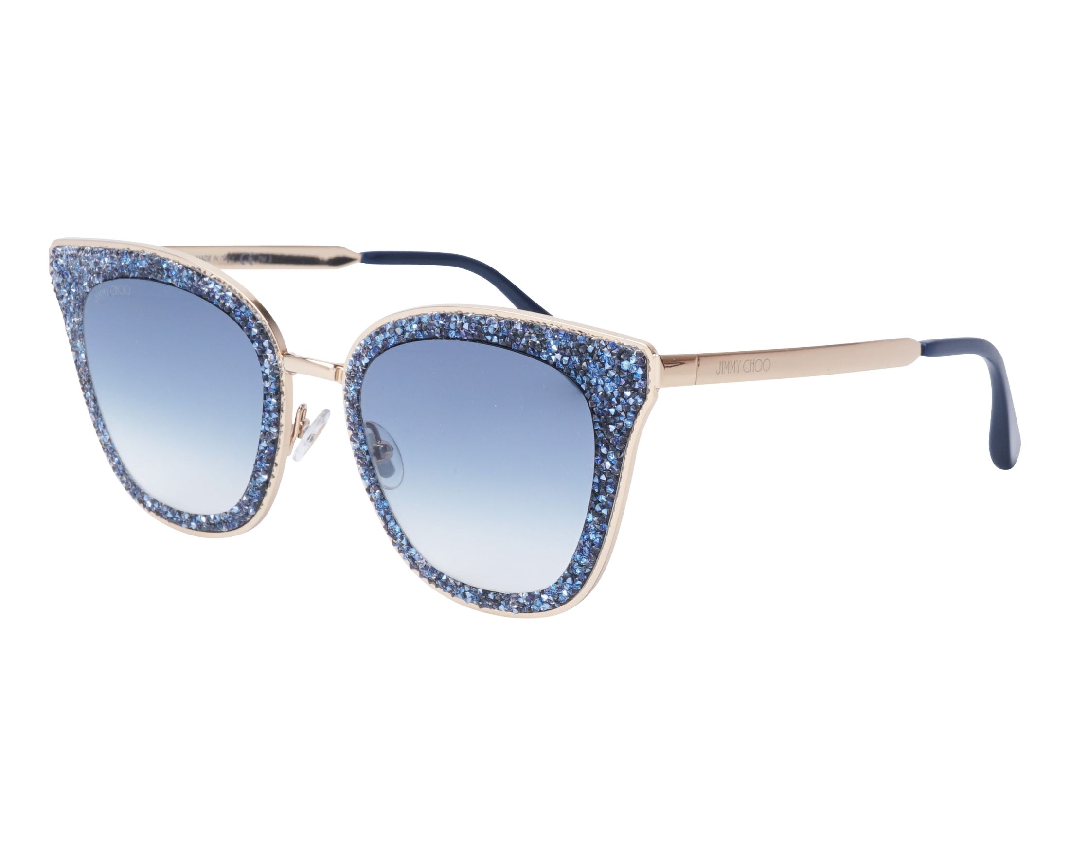 コヤンイサムチョン♥️クラウディ　プラチナラメ　ブルー英字　ビジュー一杯 Jimmy Choo LIZZY-S KY2/08: Buy Online | Visionet