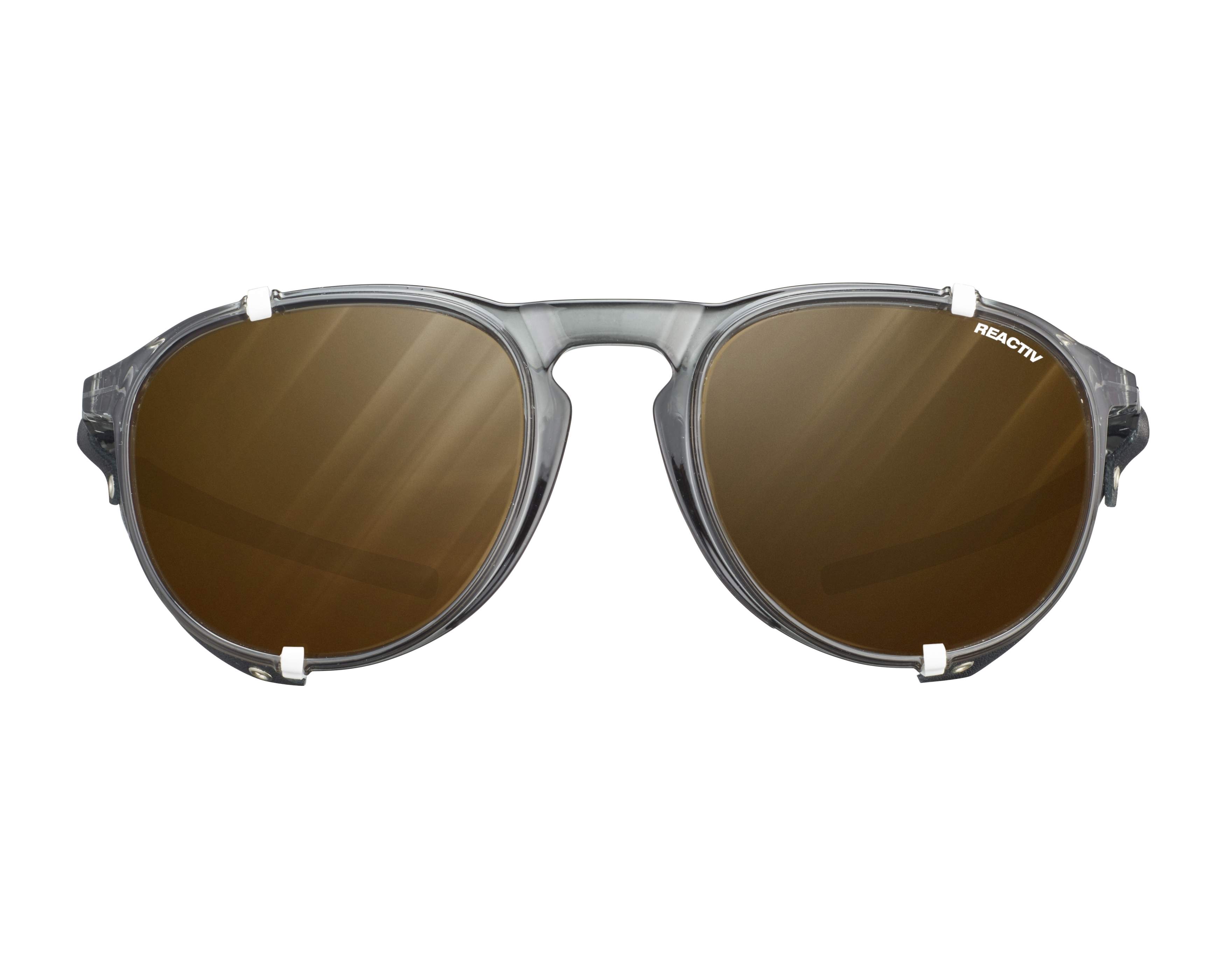 Julbo Millenium zonnebril, glanzend/beige/grijs, L, uniseks, volwassenen, glanzend/beige/grijs, L