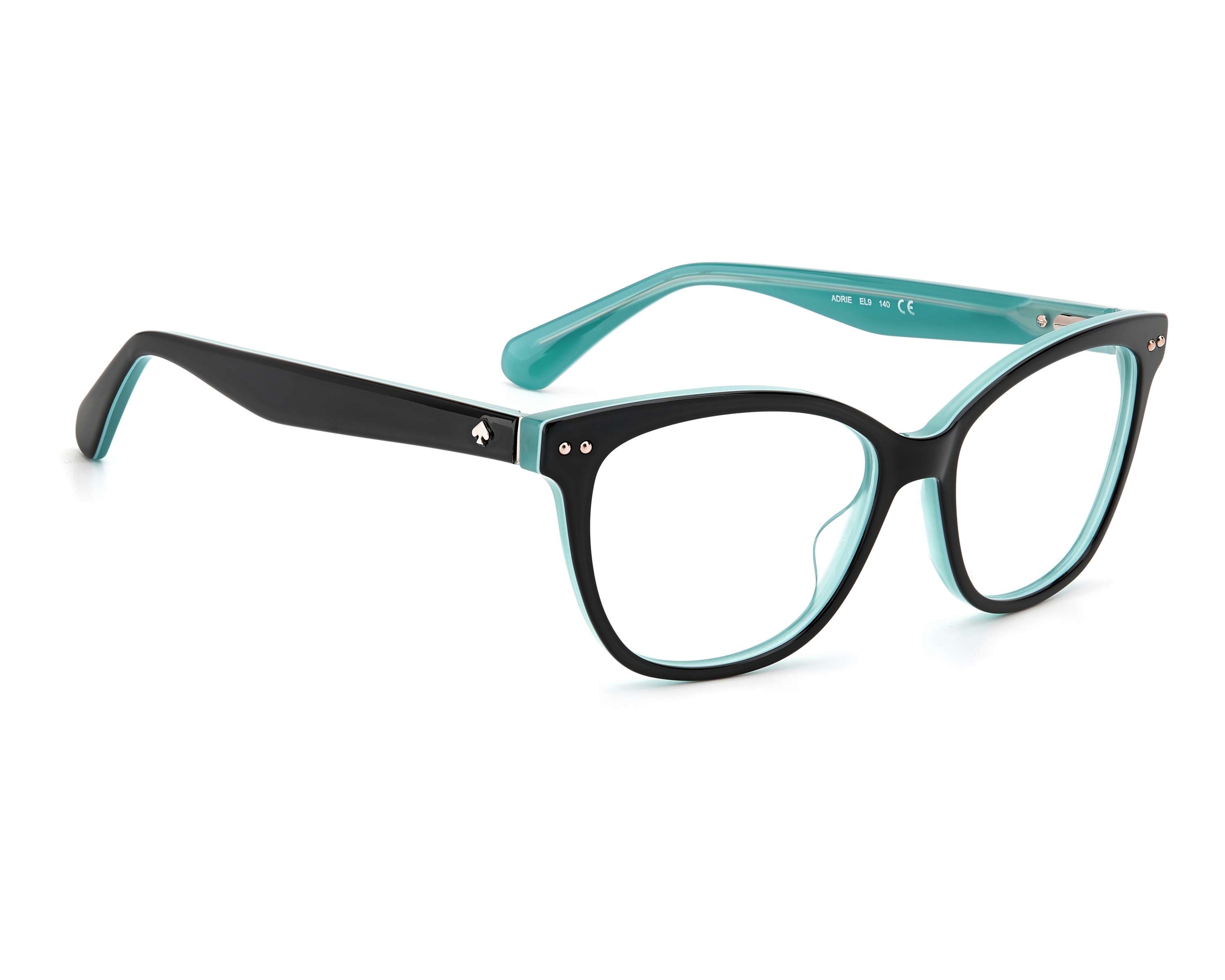 Kate Spade ADRIE EL9 53-16 Walnut Turquoise 360 degree view 2