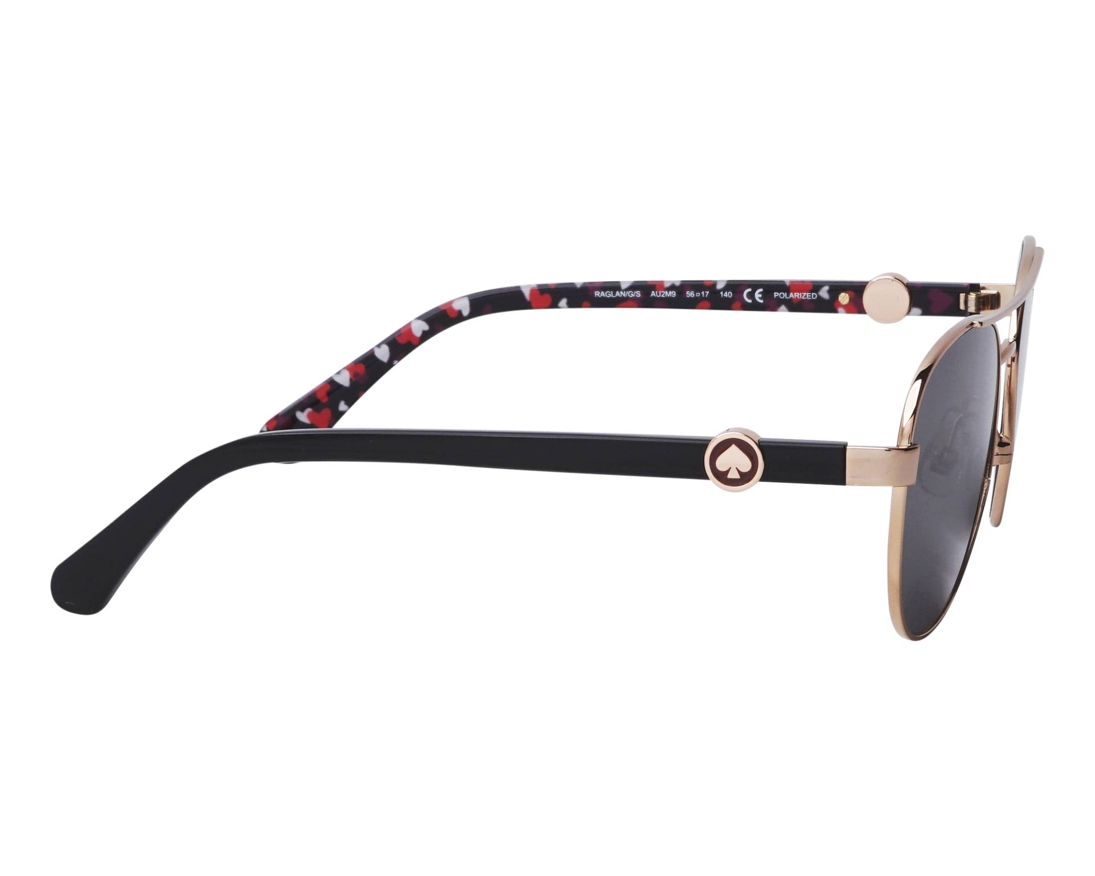 Kate Spade RAGLAN-G-S AU2/M9 56-17 Red Gold side view