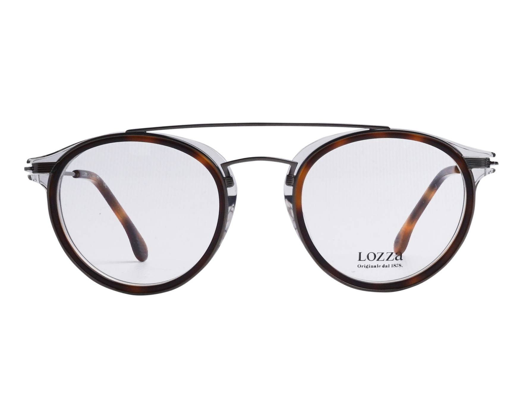 Lozza VL2307 Occhiali Da Sole Unisex - Modello 568K, Lente 54 Mm, Metallici, Include Custodia Protettiva