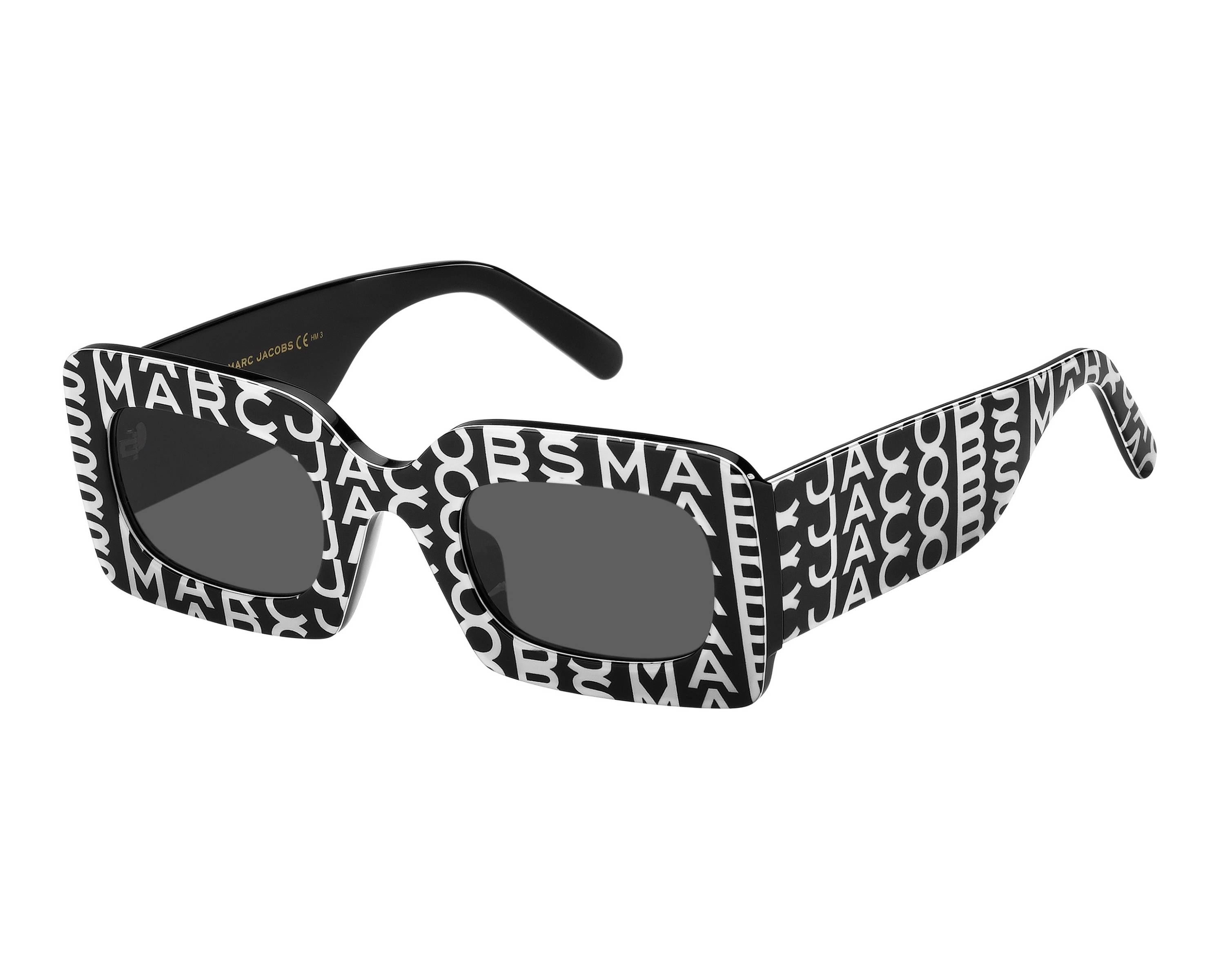 Marc Jacobs MARC-488-N-S 03K/IR - Black White profile view
