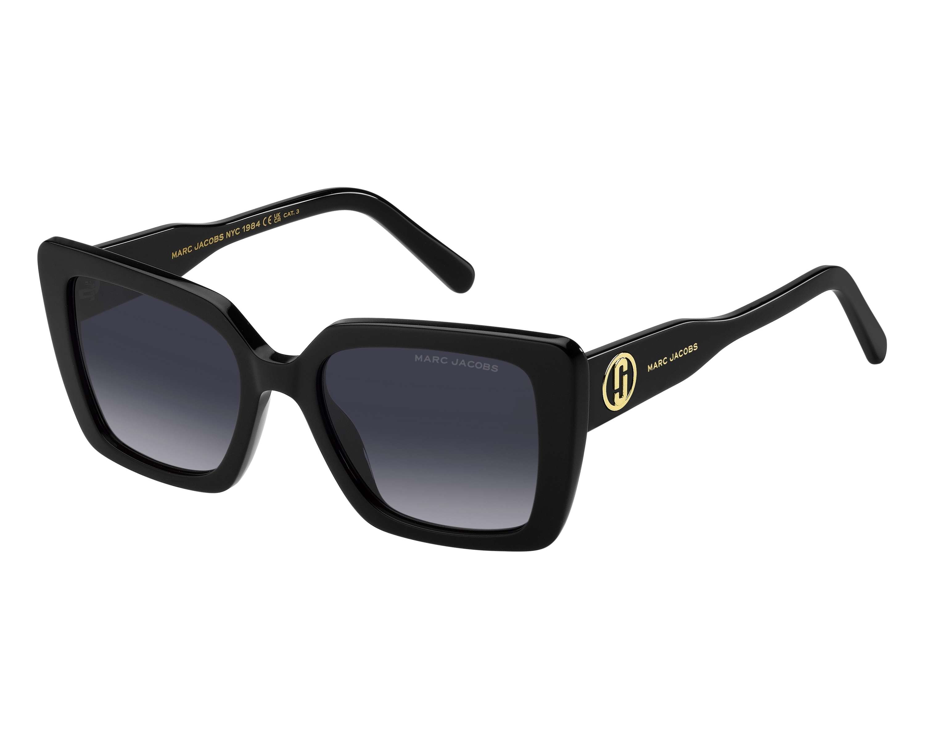 Marc Jacobs MARC-733-S 807/9O 52-19 Negra  360 degree view 1