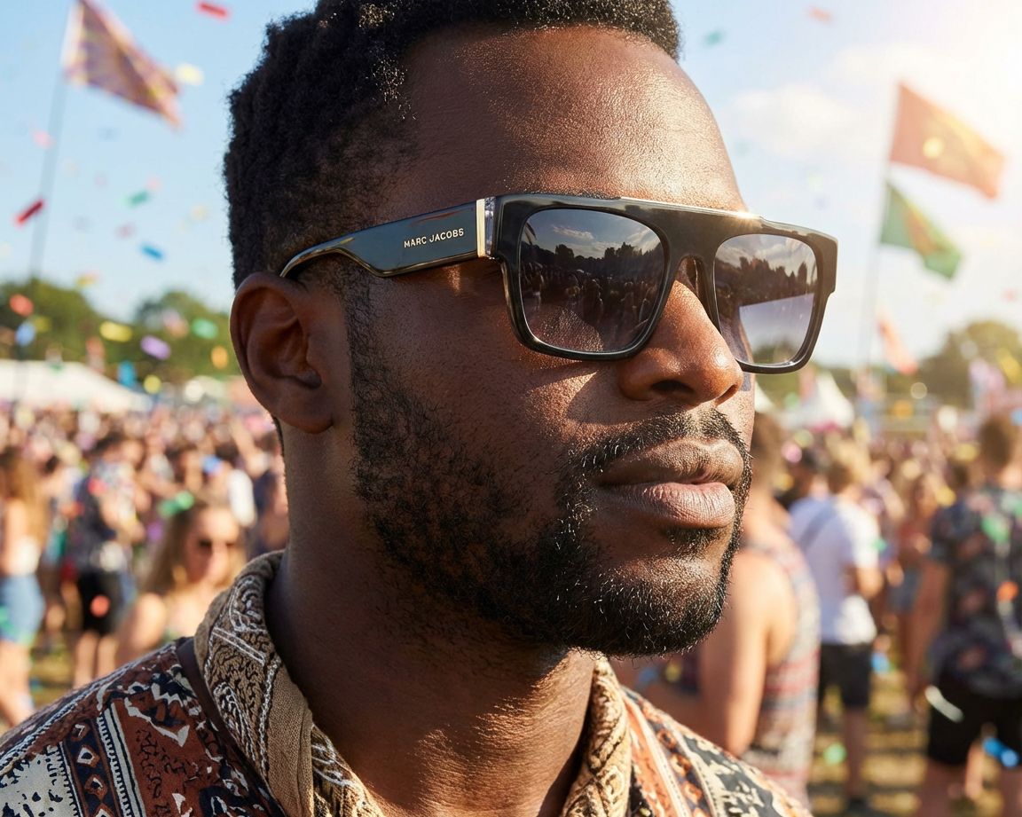 Marc Jacobs MARC-757-S 1EI/9O 54-19 Black Grey 360 degree view 7