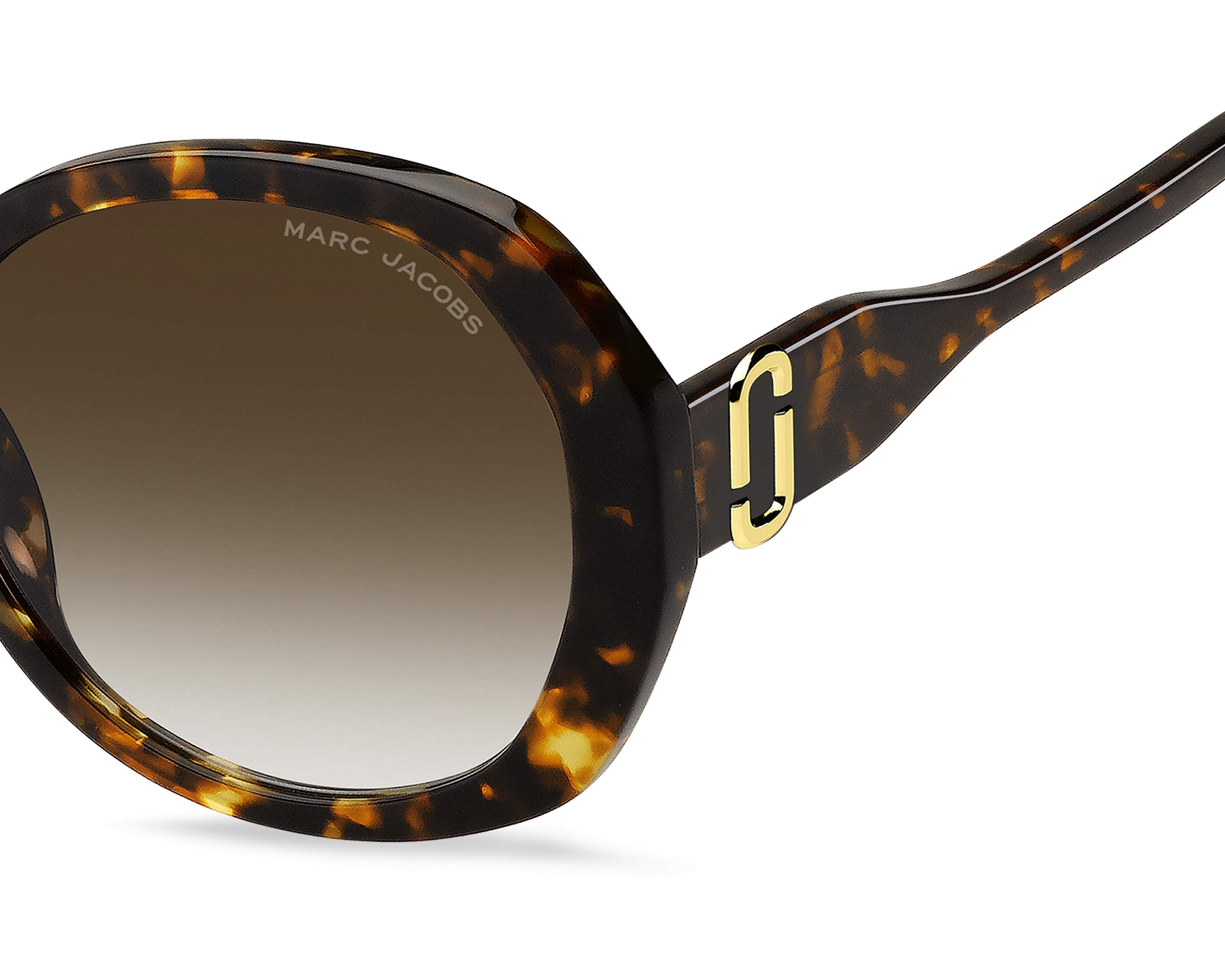 Marc Jacobs Round Women\'s Sunglasses - Havana / Brown Gradient - NWT Marc Jacobs Sunglasses Women main image 3