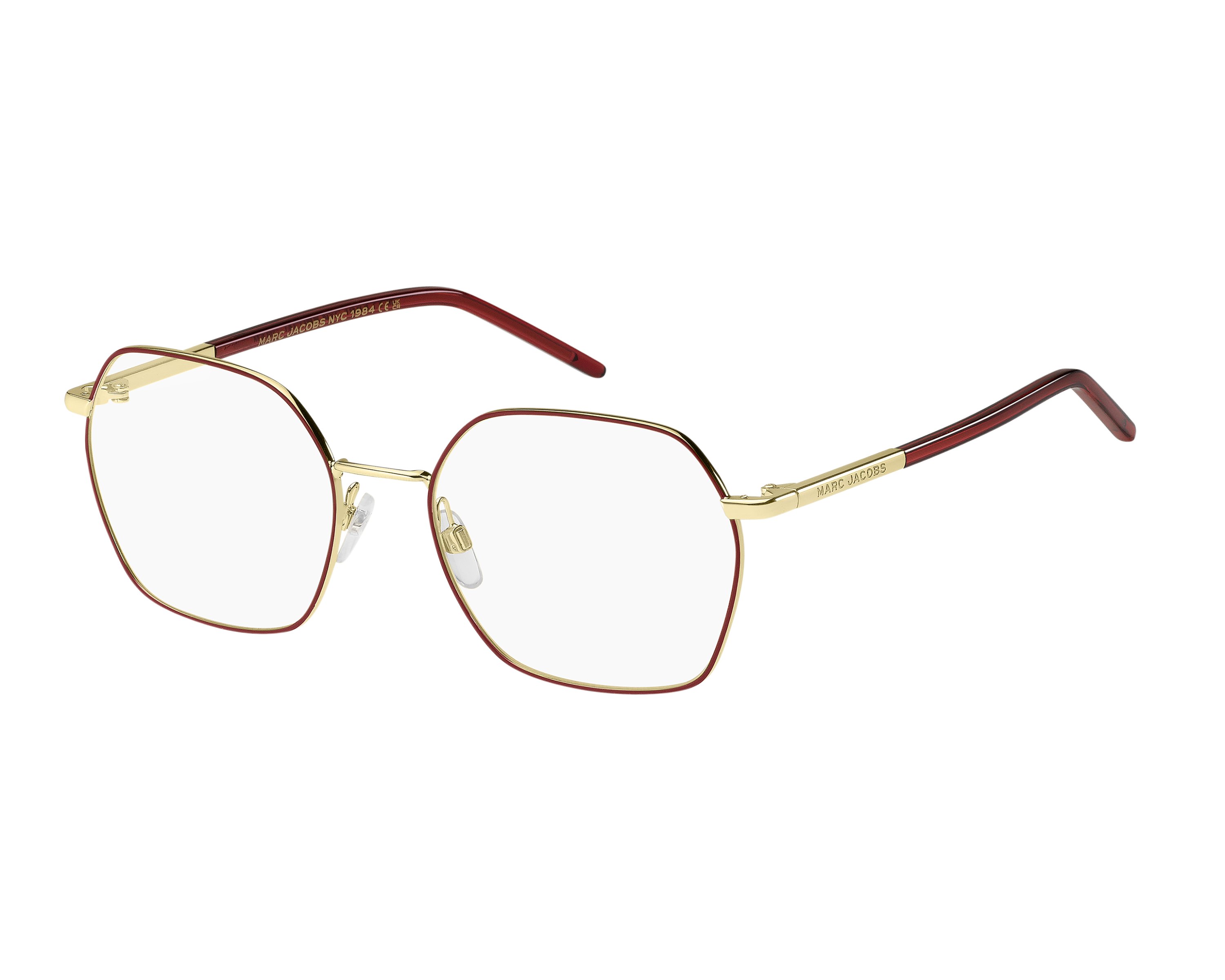 Marc Jacobs MARC-781 E28 55-18 Burgundy Gold profile view