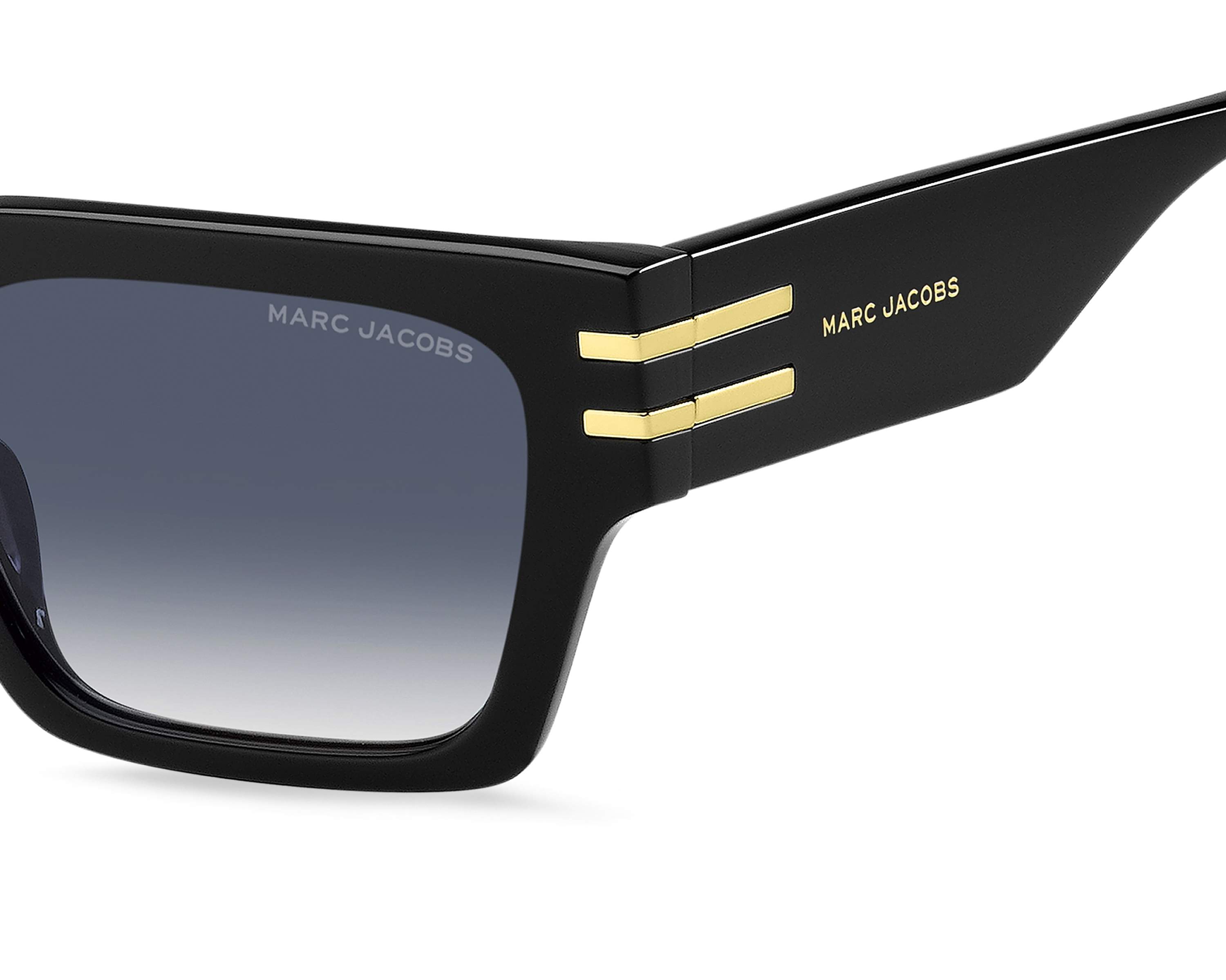 Marc Jacobs MARC-787-S 2M2/08 52-22 Black Gold 360 degree view 1