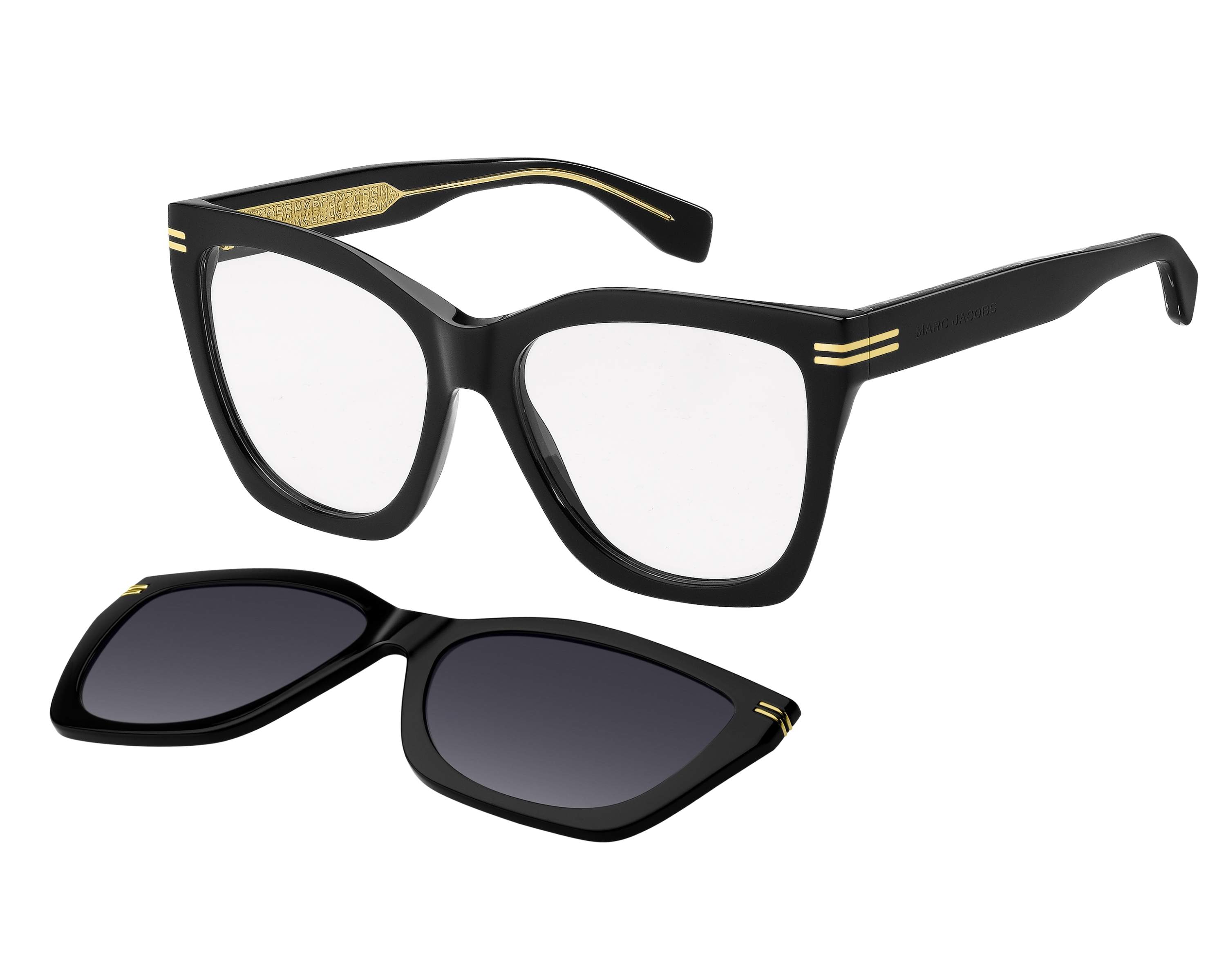Marc Jacobs MJ-1113-CS 807/9O 55-16 Black  360 degree view 4