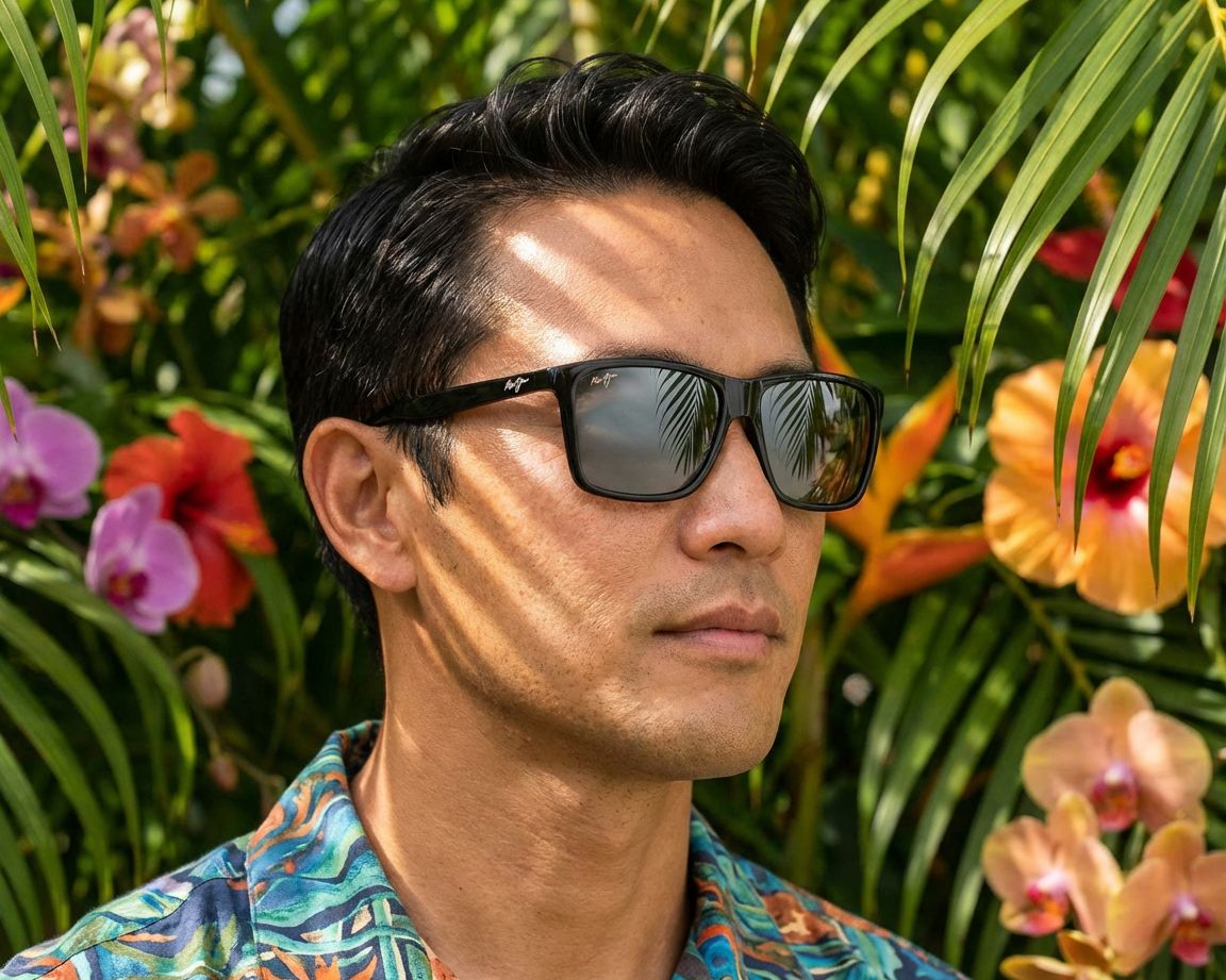 Maui Jim MJ864 864-02 57-16 Black  other view