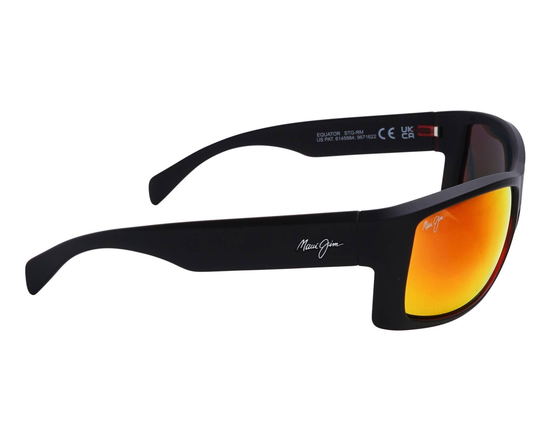 Maui Jim MJ848 RM848-04 64-17 Black Red side view