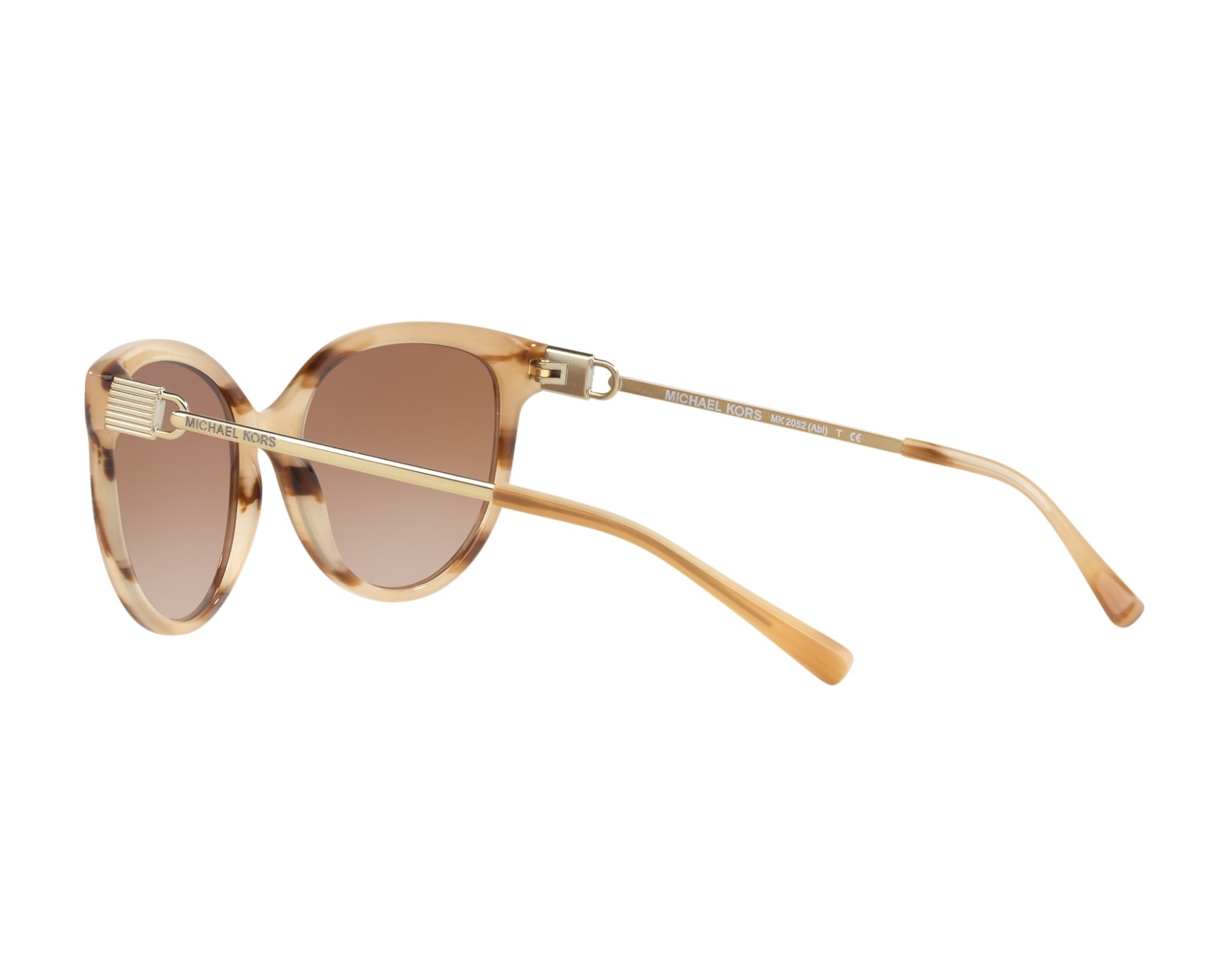 Michael Kors MK-2052 329113 55-18 Havana Gold 360 degree view 5