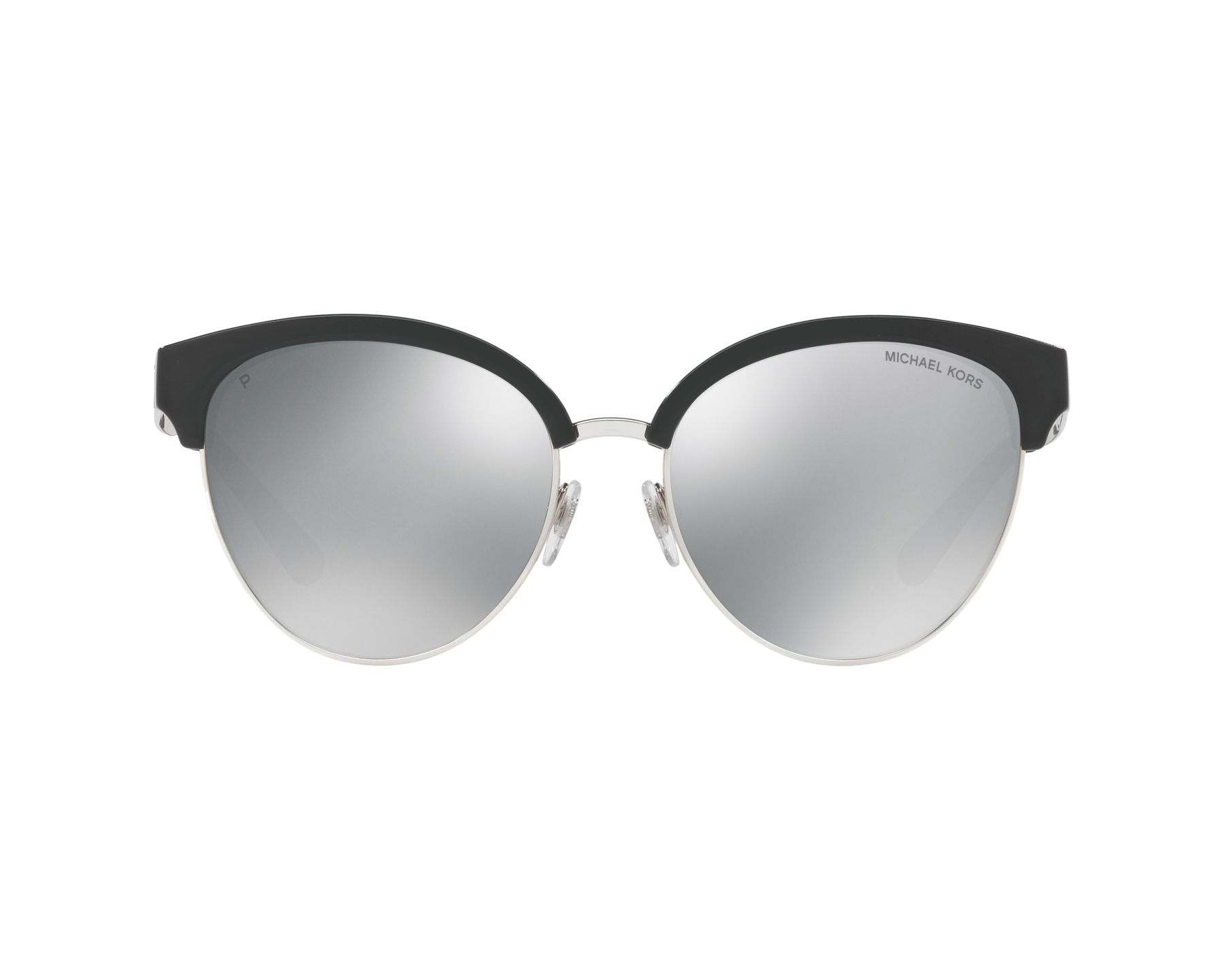 Michael Kors MK-2057 3338Z3 56-17 Silver Black 360 degree view 1