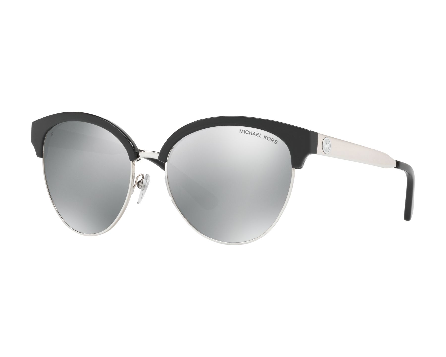 Michael Kors MK-2057 3338Z3 56-17 Silver Black 360 degree view 2