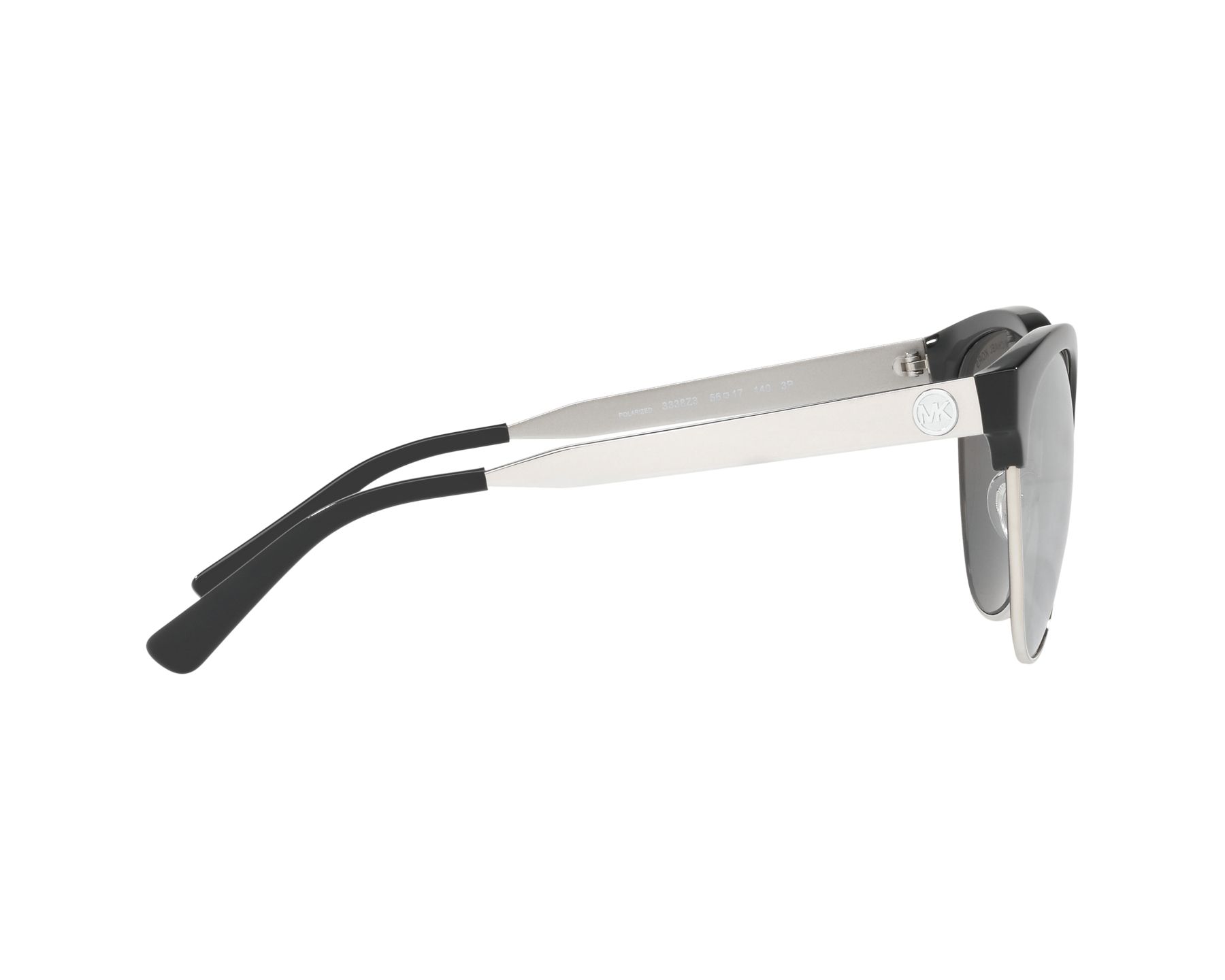 Michael Kors MK-2057 3338Z3 56-17 Silver Black 360 degree view 10