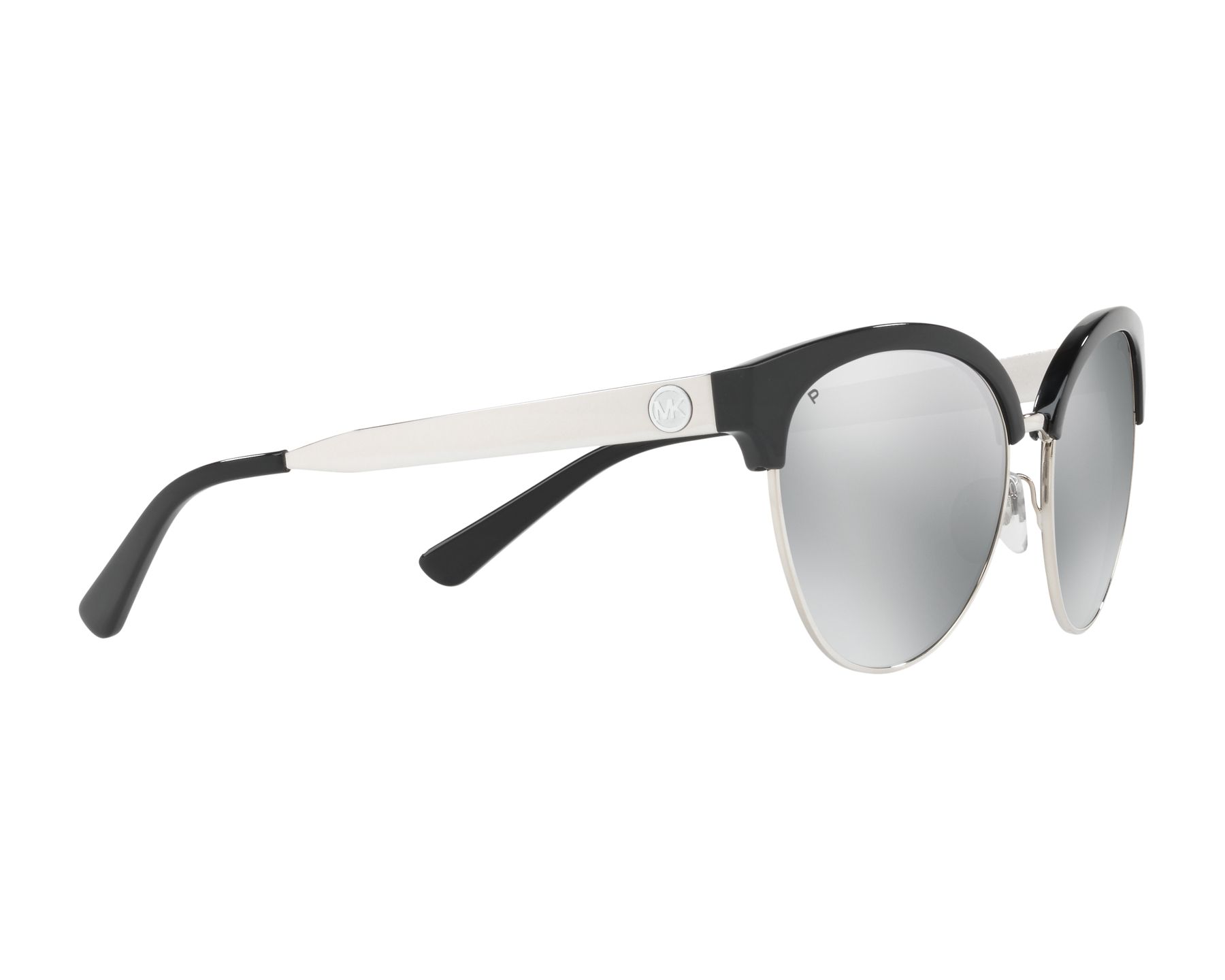 Michael Kors MK-2057 3338Z3 56-17 Silver Black 360 degree view 11