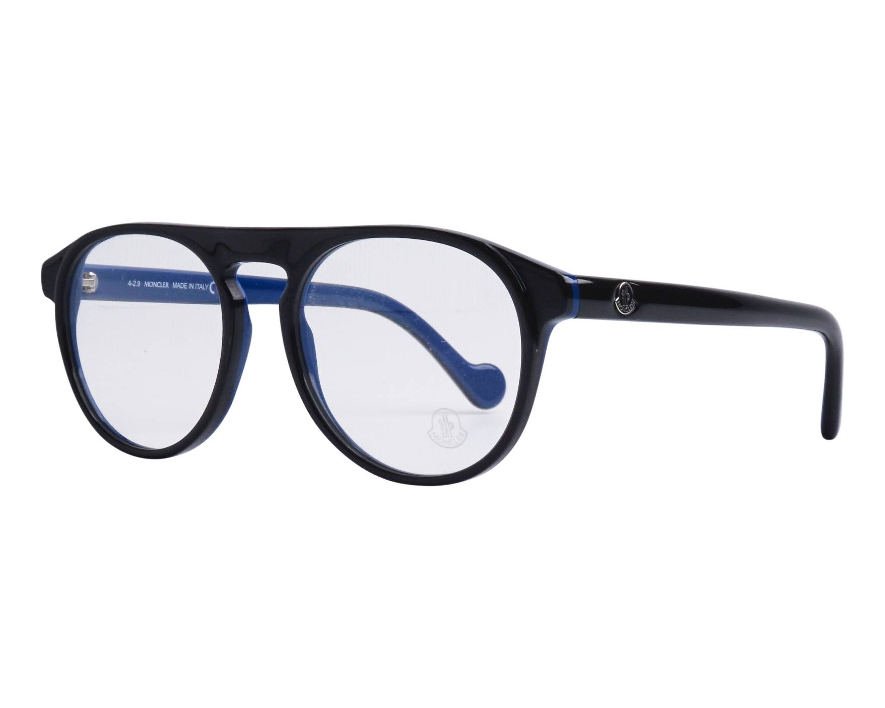 Moncler ML5054-V 005 54-18 Black Blue profile view