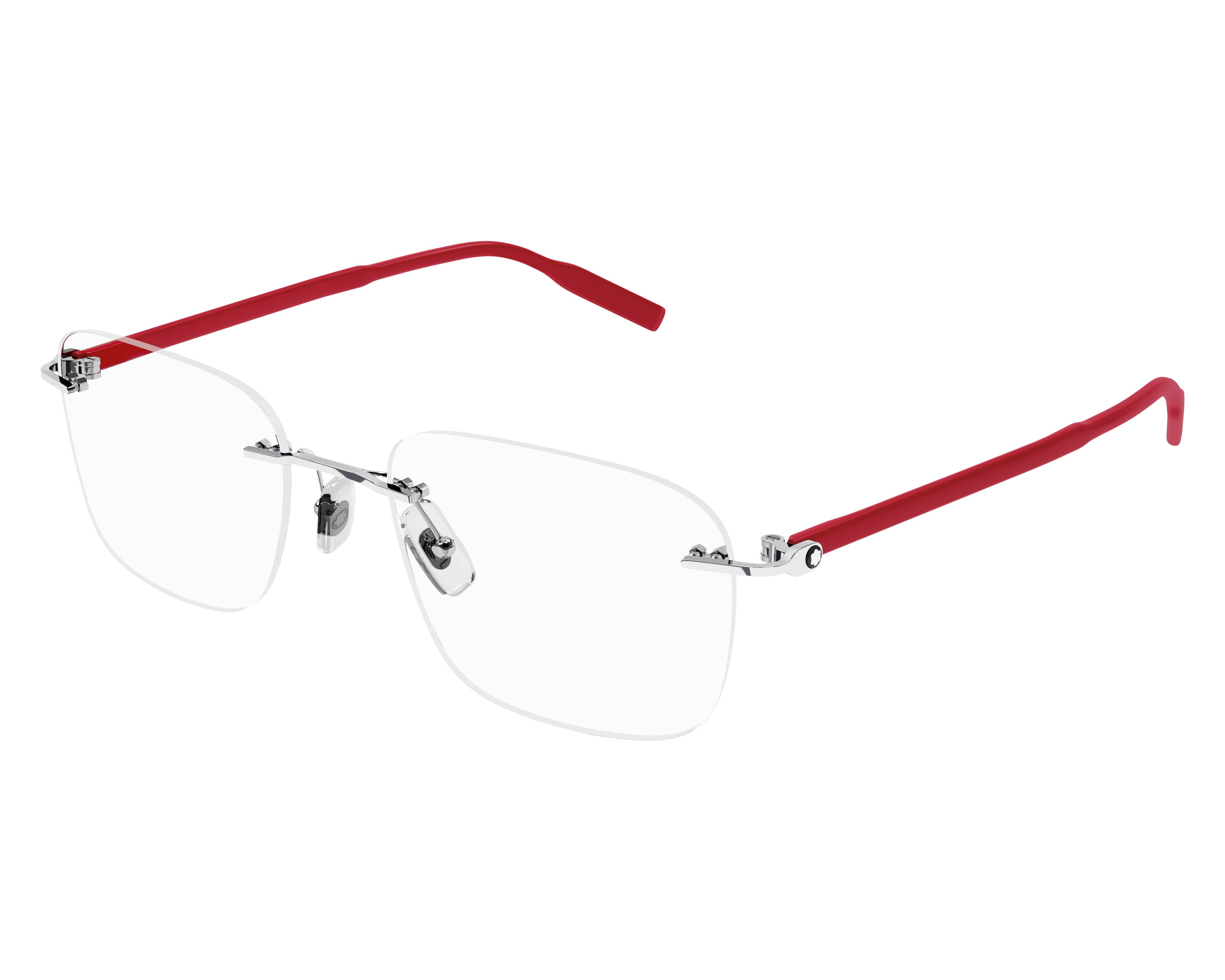 Mont Blanc MB0222O 003 - Silver  profile view