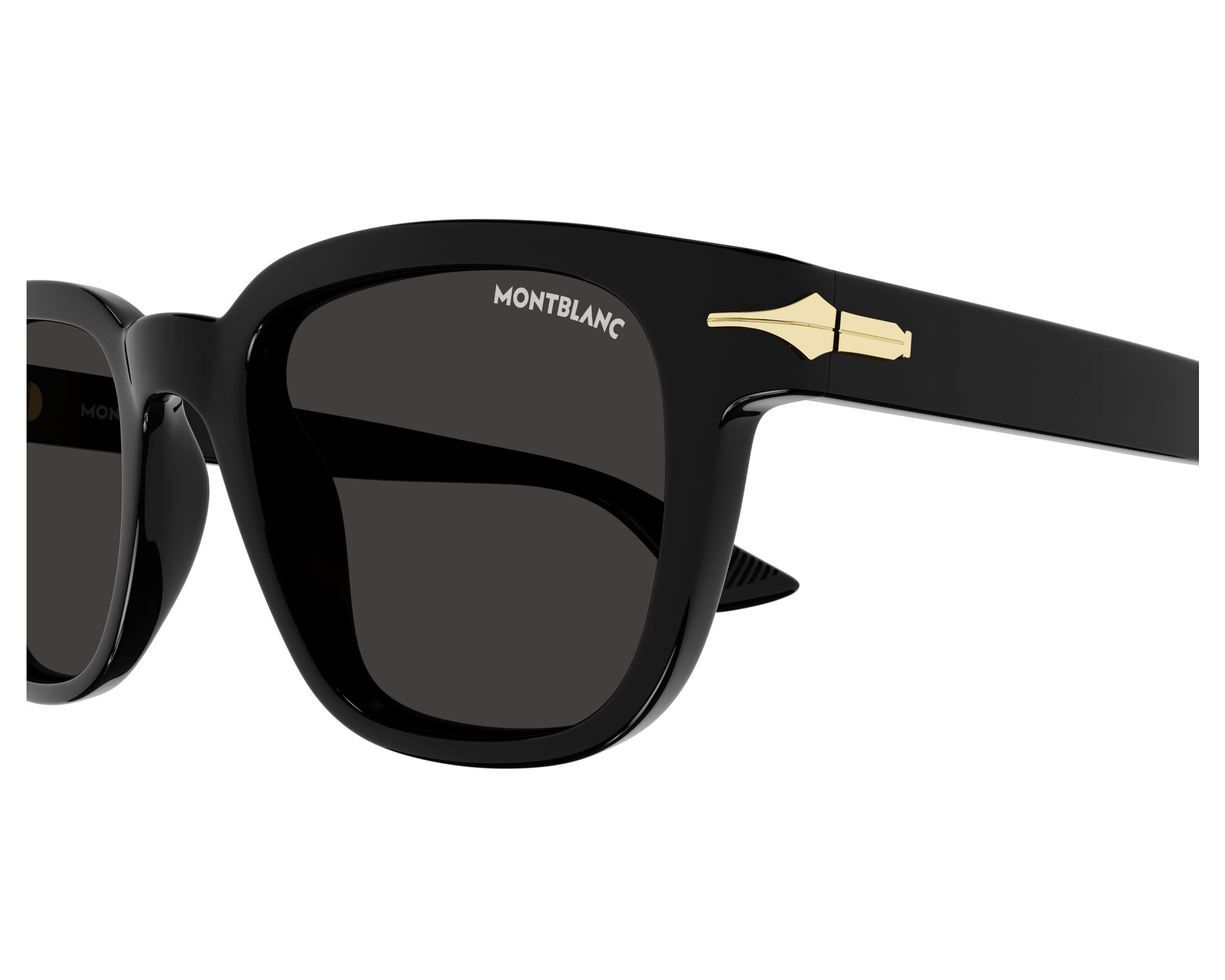 Mont Blanc MB0302S 006 53-21 Black  side view