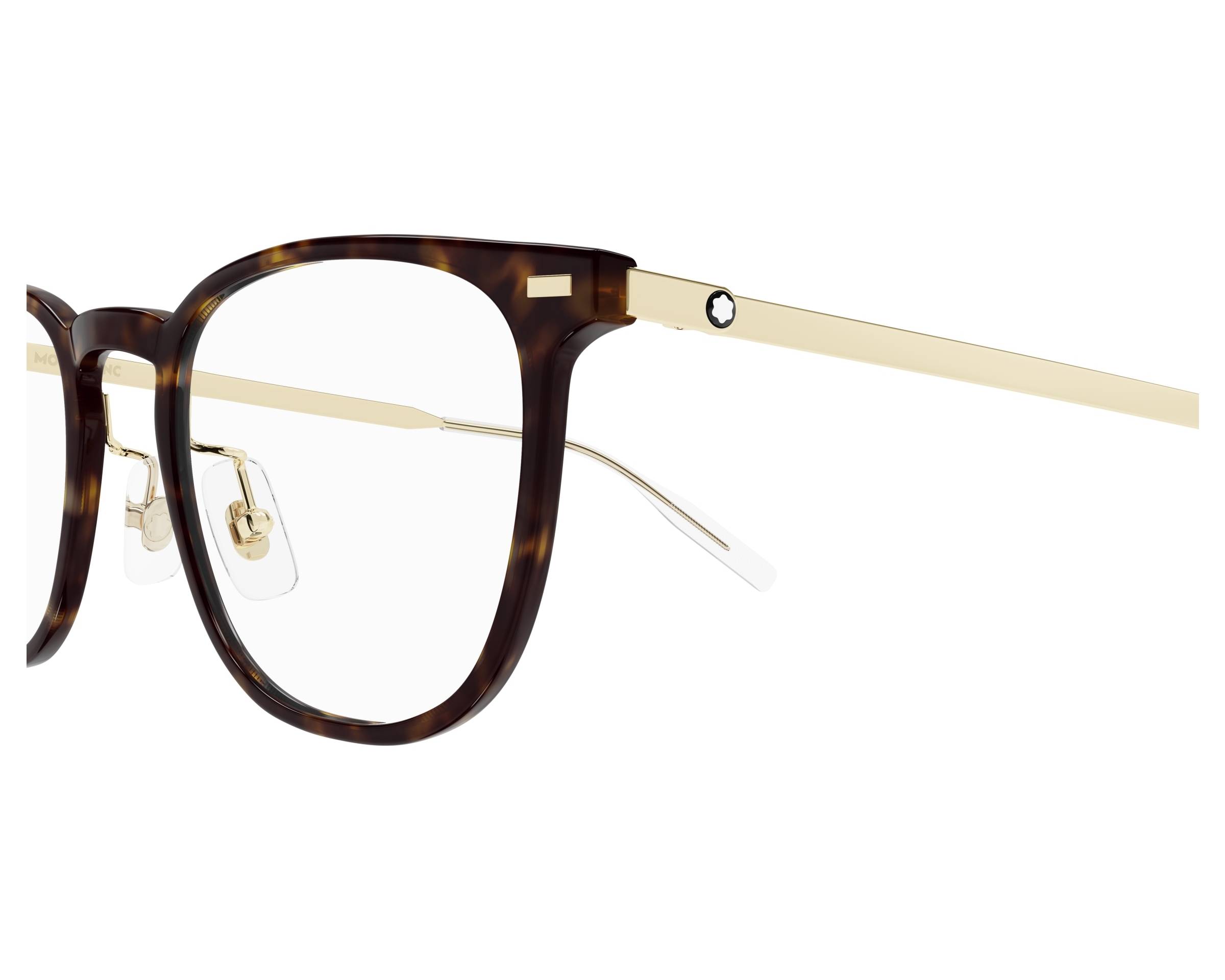 Mont Blanc MB0393ON 003 - Havana  side view