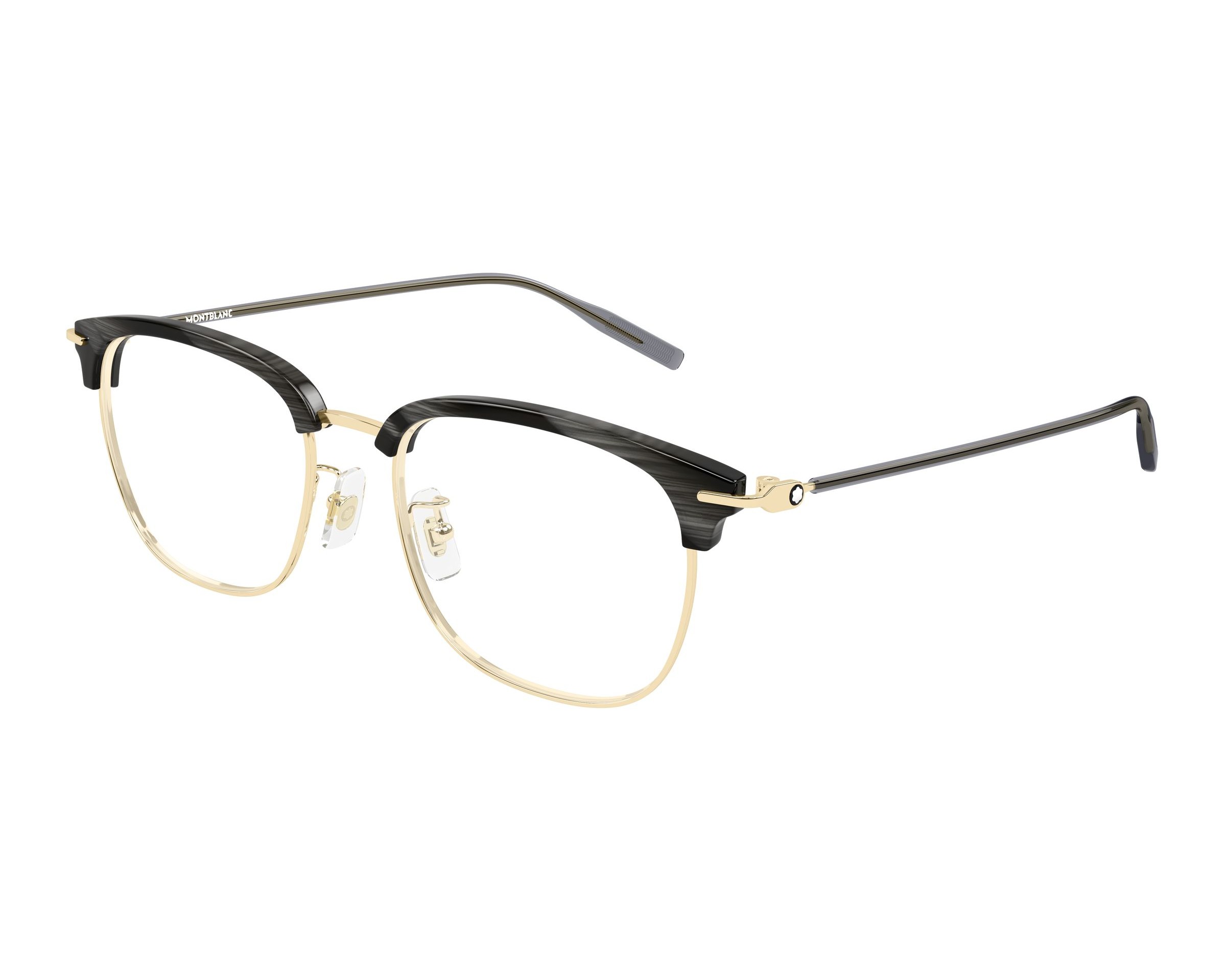 Mont Blanc MB0492OA 002 55-19 gold  profile view