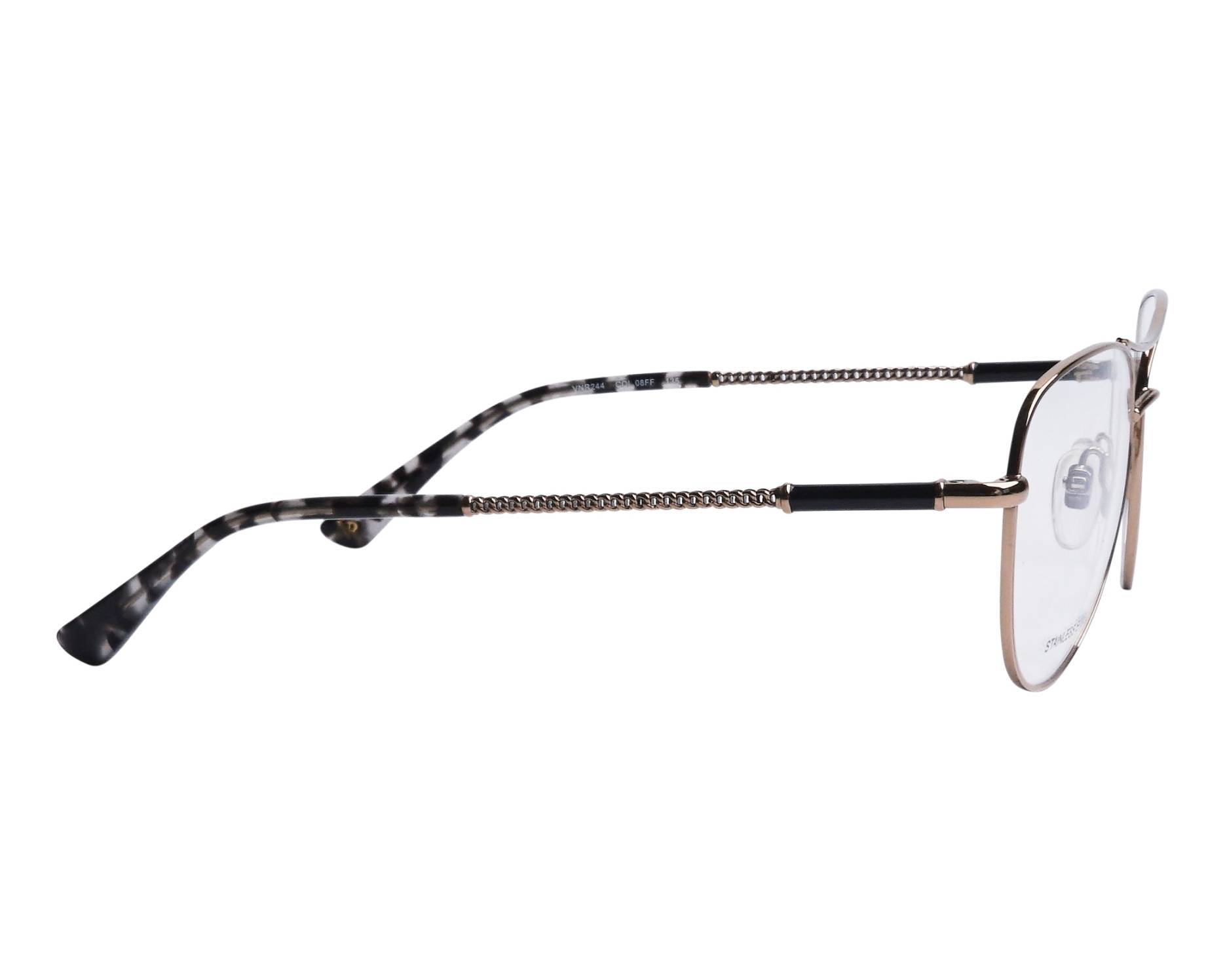 Nina Ricci VNR-244 08FF 53-17 Gold Black side view