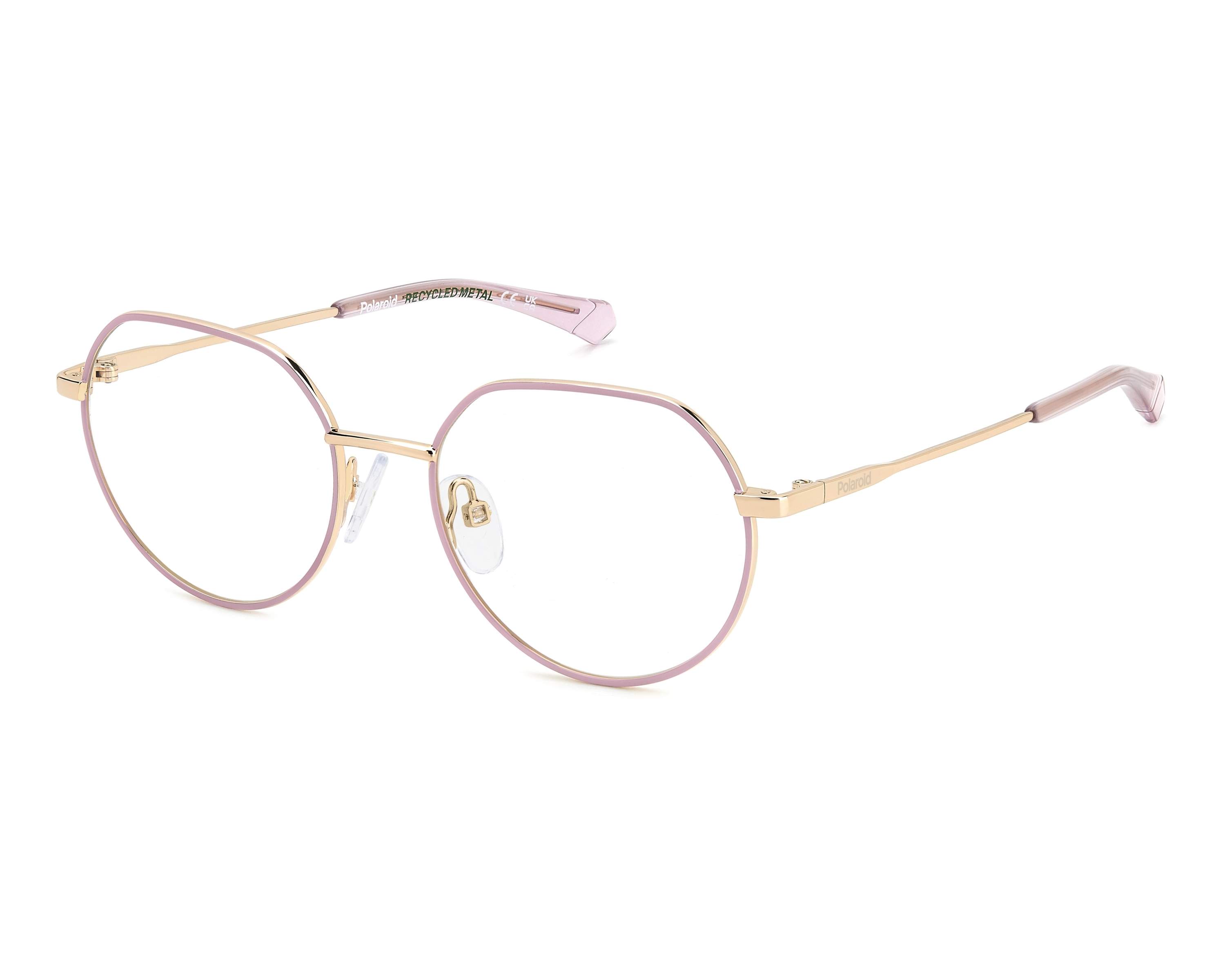 Polaroid PLD-D839 EYR 49-17 Rose gold Pink 360 degree view 6