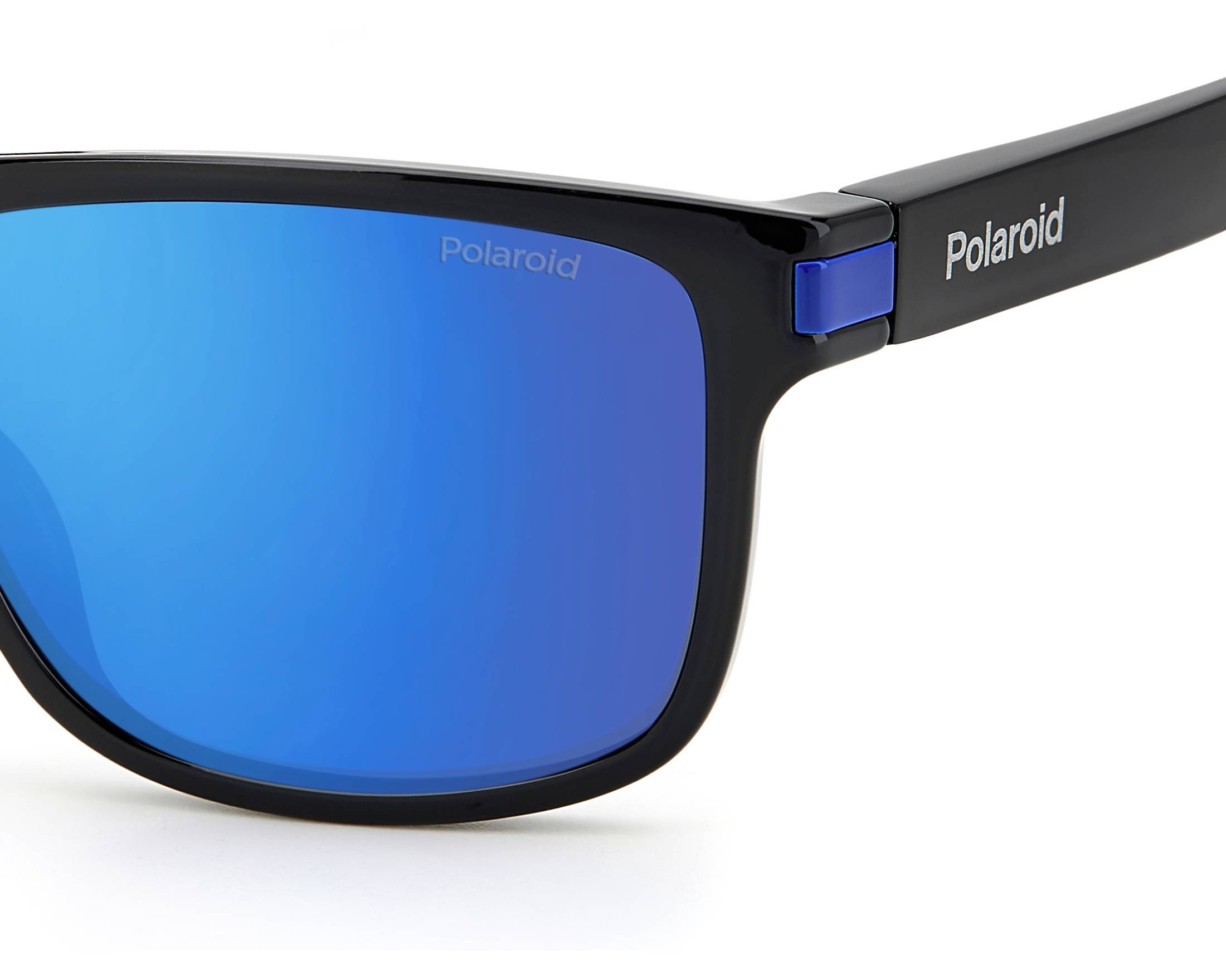 Polaroid PLD-2123-S D51/5X 57-16 Black Blue 360 degree view 5