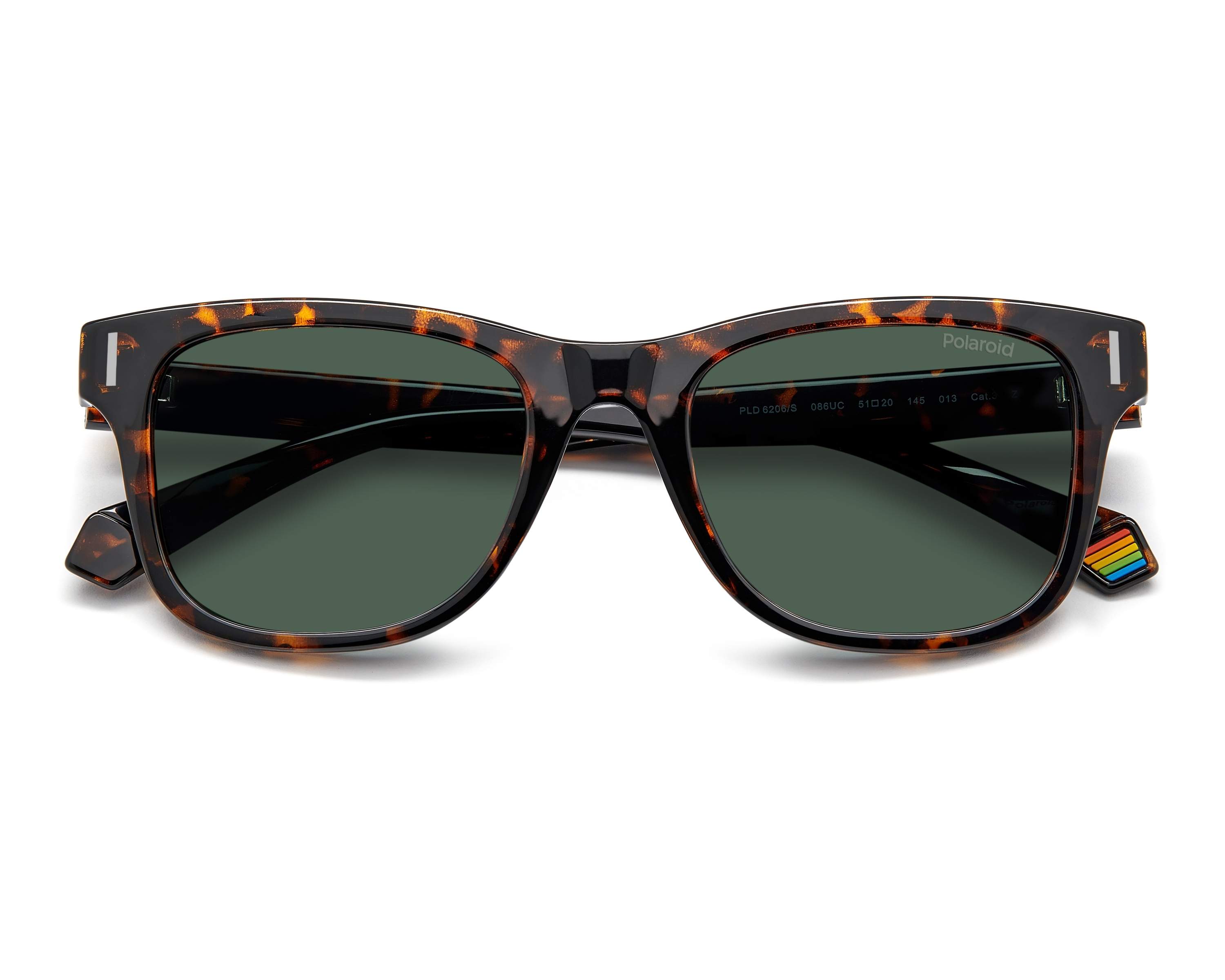 Polaroid PLD-6206-S 086UC 51-20 Havana  360 degree view 4