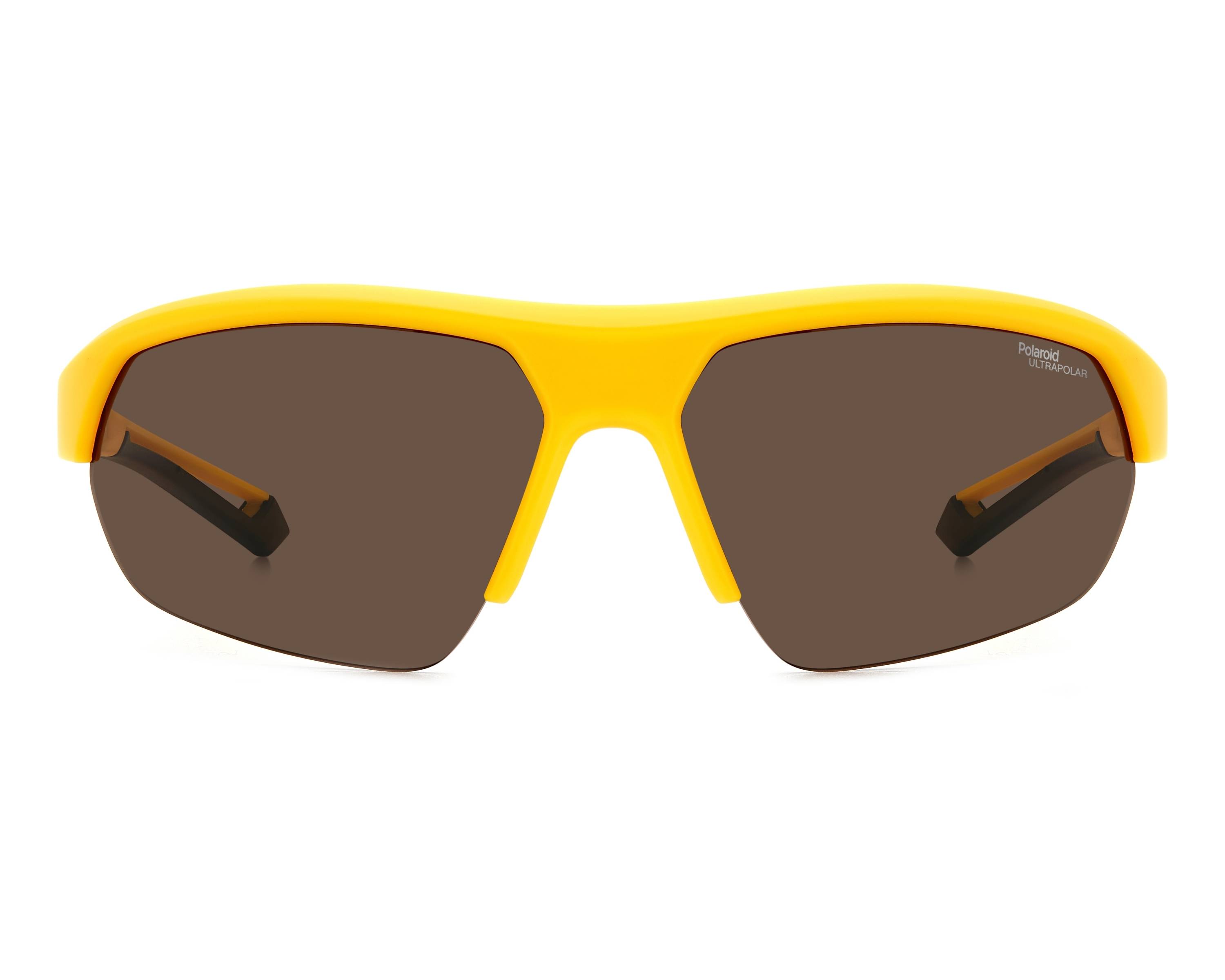 Occhiali Da Sole Polaroid Unisex - Lenti Blu Polarizzate, Montatura Nera E Blu, Taglia 56