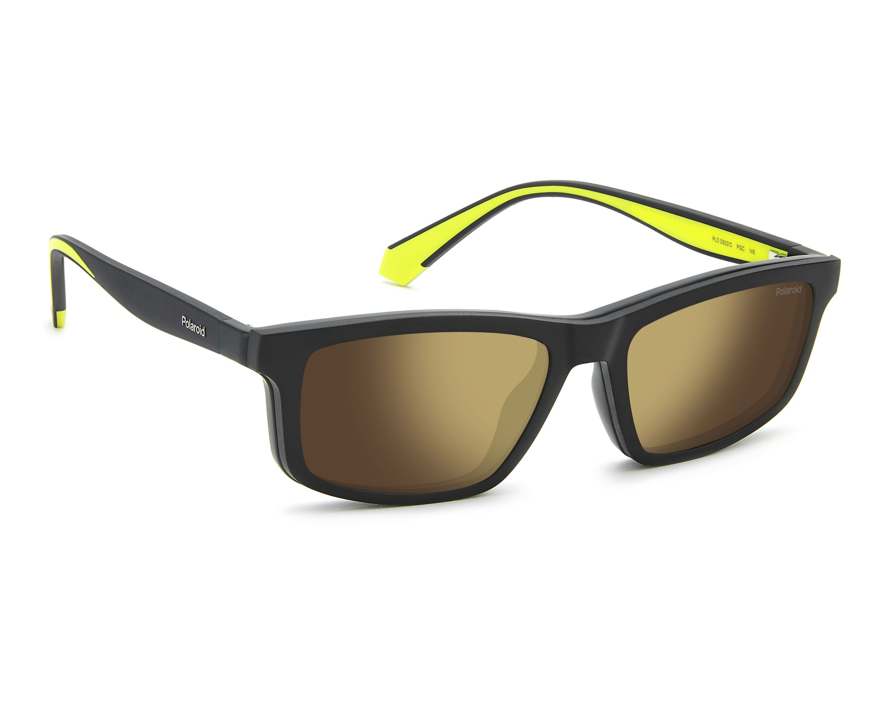 Polaroid PLD-D622-C PGC/LM 56-16 Black Yellow 360 degree view 2