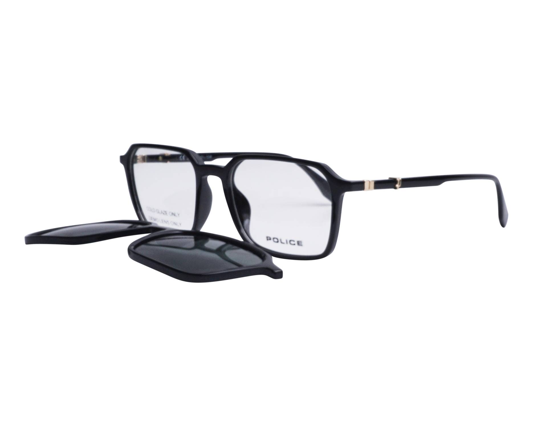Police UPLR60 Z42P 52-18 Black Gold 360 degree view 1