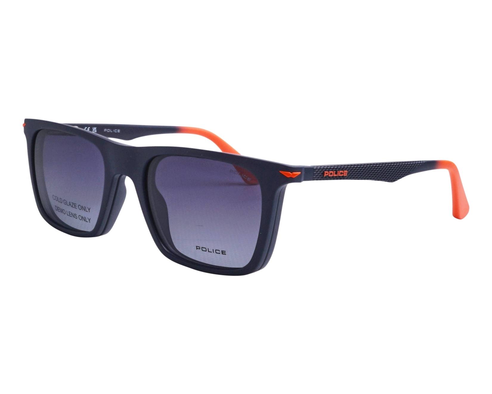 Police UK136 C03P 50-18 Blue Orange 360 degree view 2