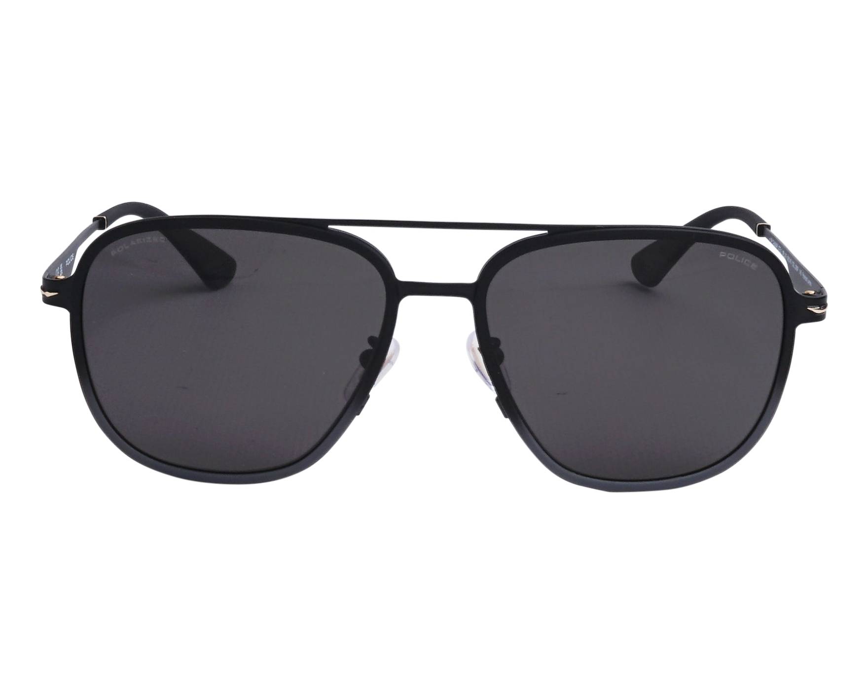 Police SPLL78 305P - Black Gold front view
