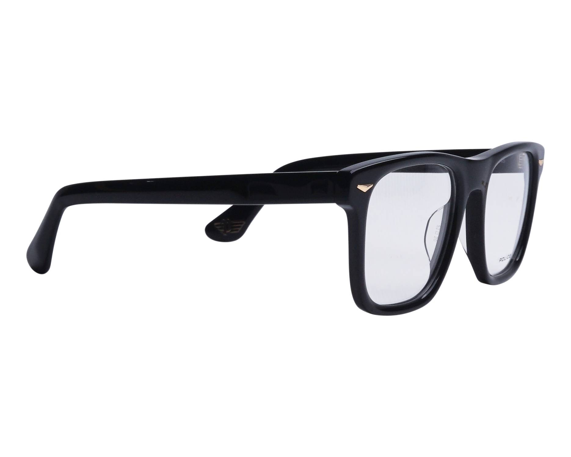 Police VPLL72 700V 52-20 Black Gold side view