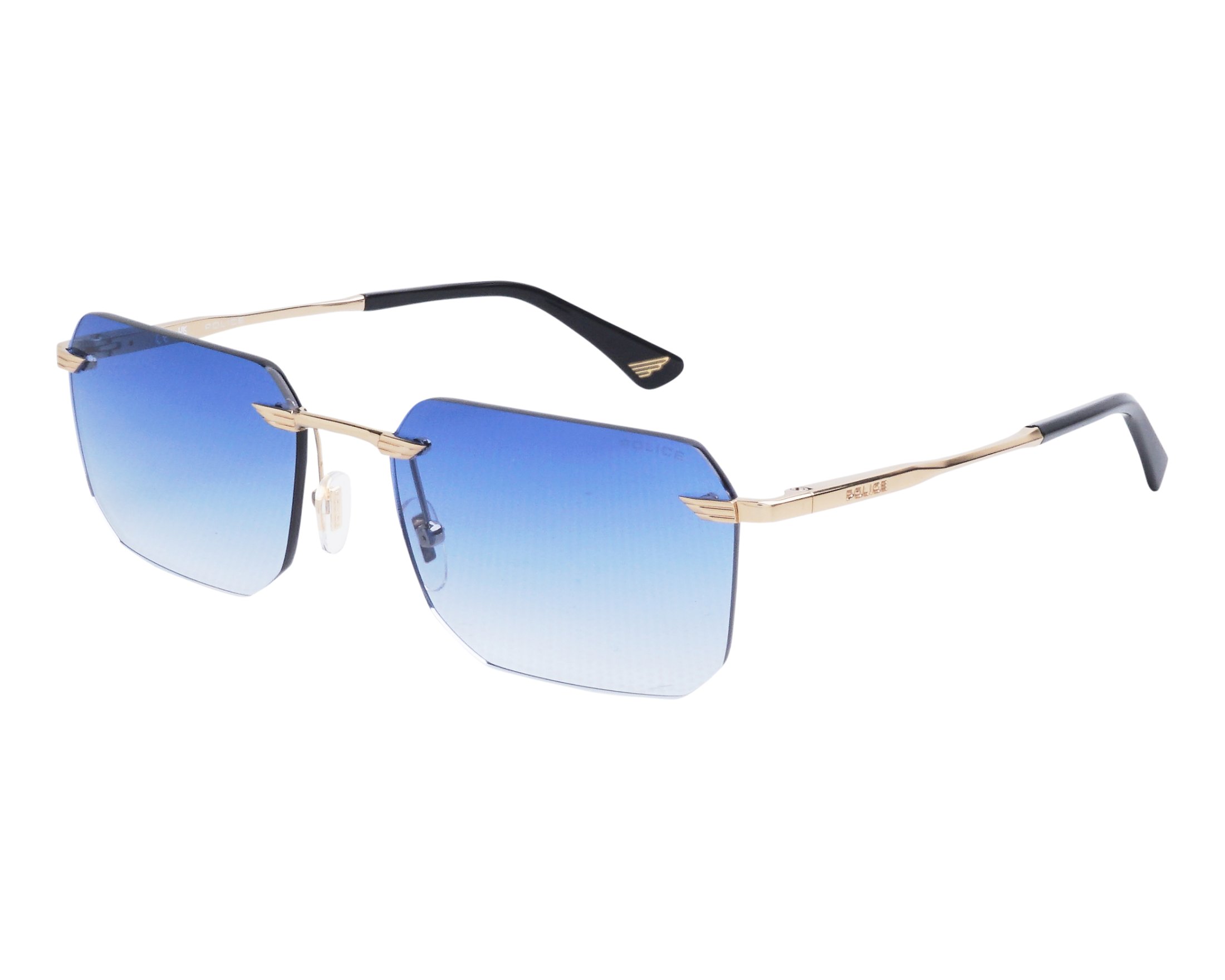 Police SPLU-75 300Y 57-18 Gold  profile view