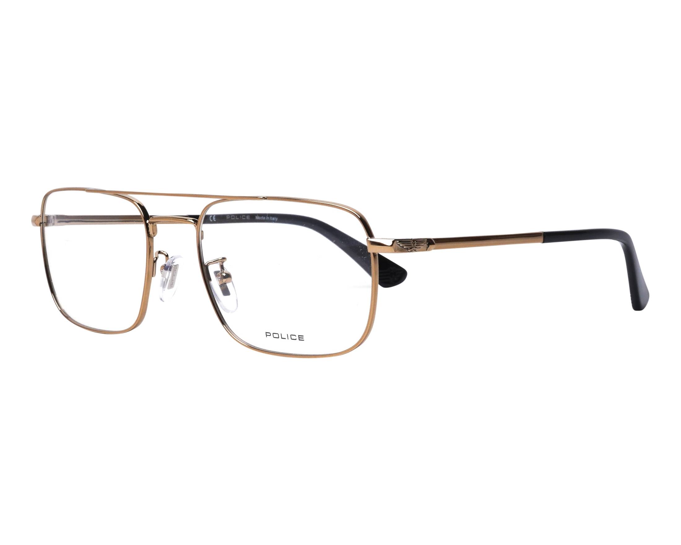 Police VPLD95 08FF - Gold Black profile view
