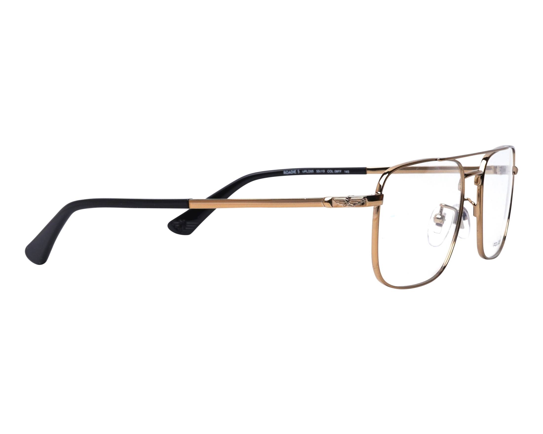 Police VPLD95 08FF - Gold Black side view