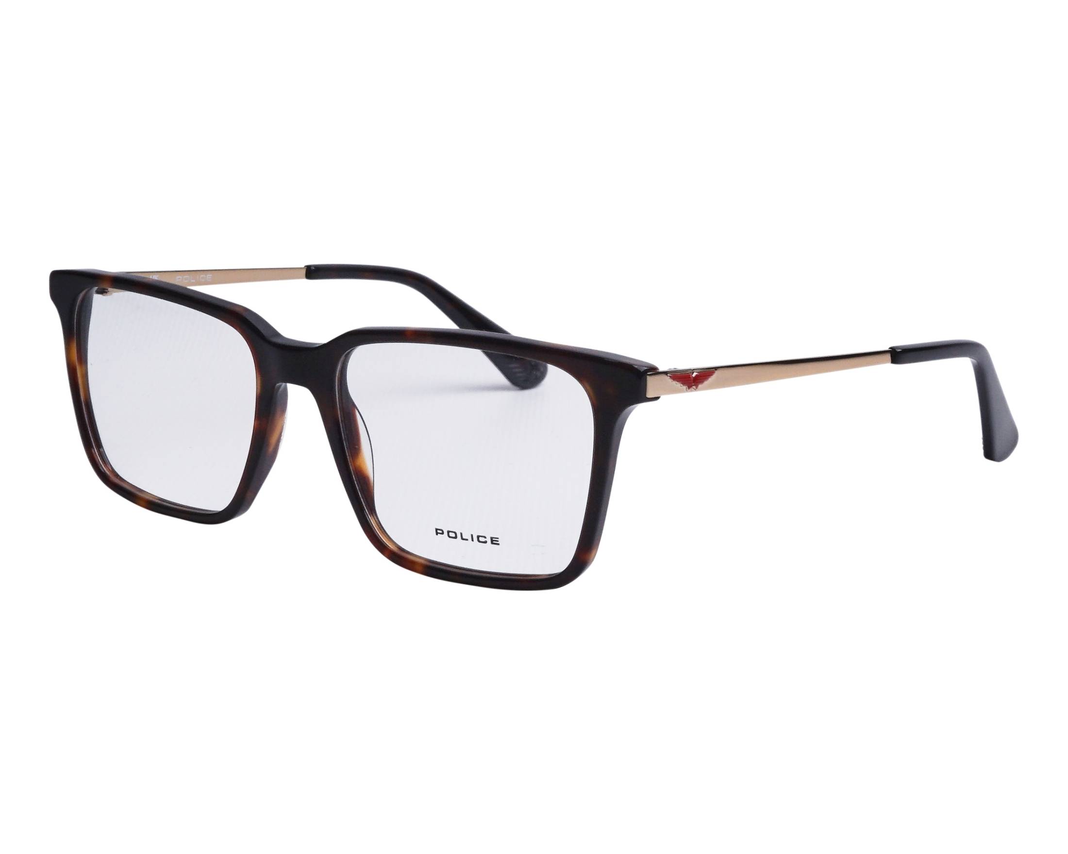 Police VK142 04BL 50-16 Havana Gold profile view