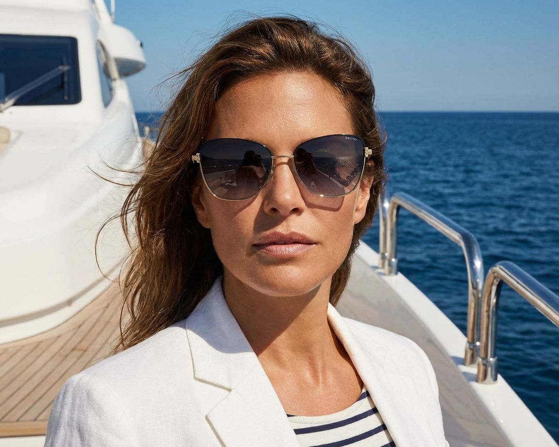 Ralph by Ralph Lauren RA4146 94578G 58-16 gold  360 degree view 6