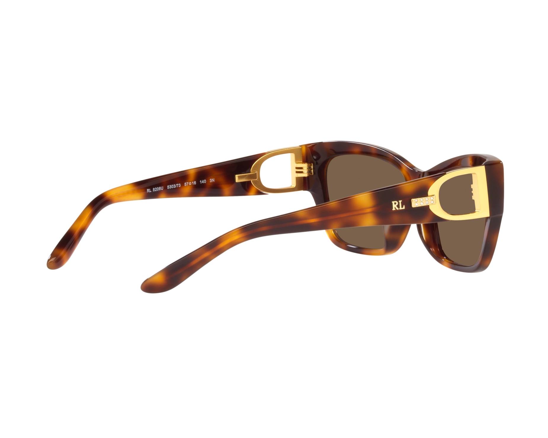 Ralph Lauren RL8206U 530373 57-16 Havana  360 degree view 10