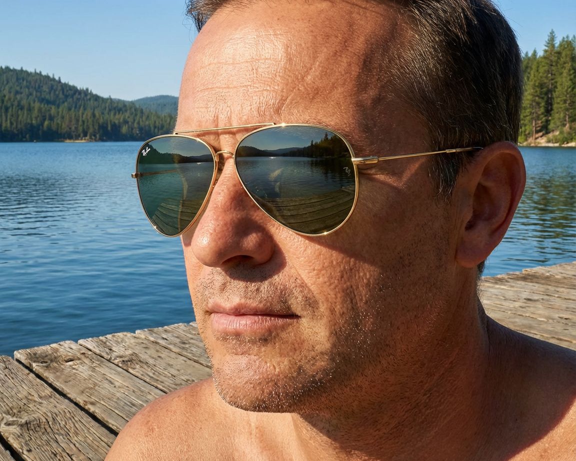 Ray-Ban RBR0101S 001/82 62-11 Gold  360 degree view 8