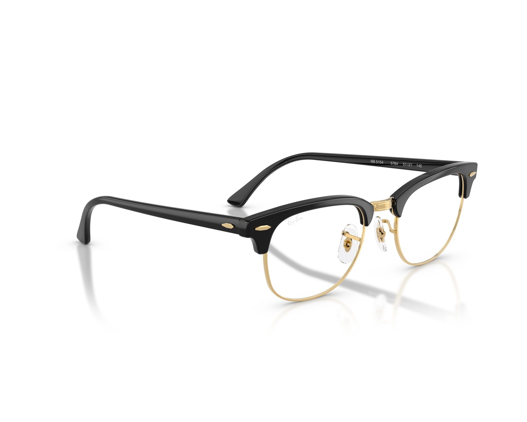 Ray-Ban RX5154 5784 51-21 Black  360 degree view 3